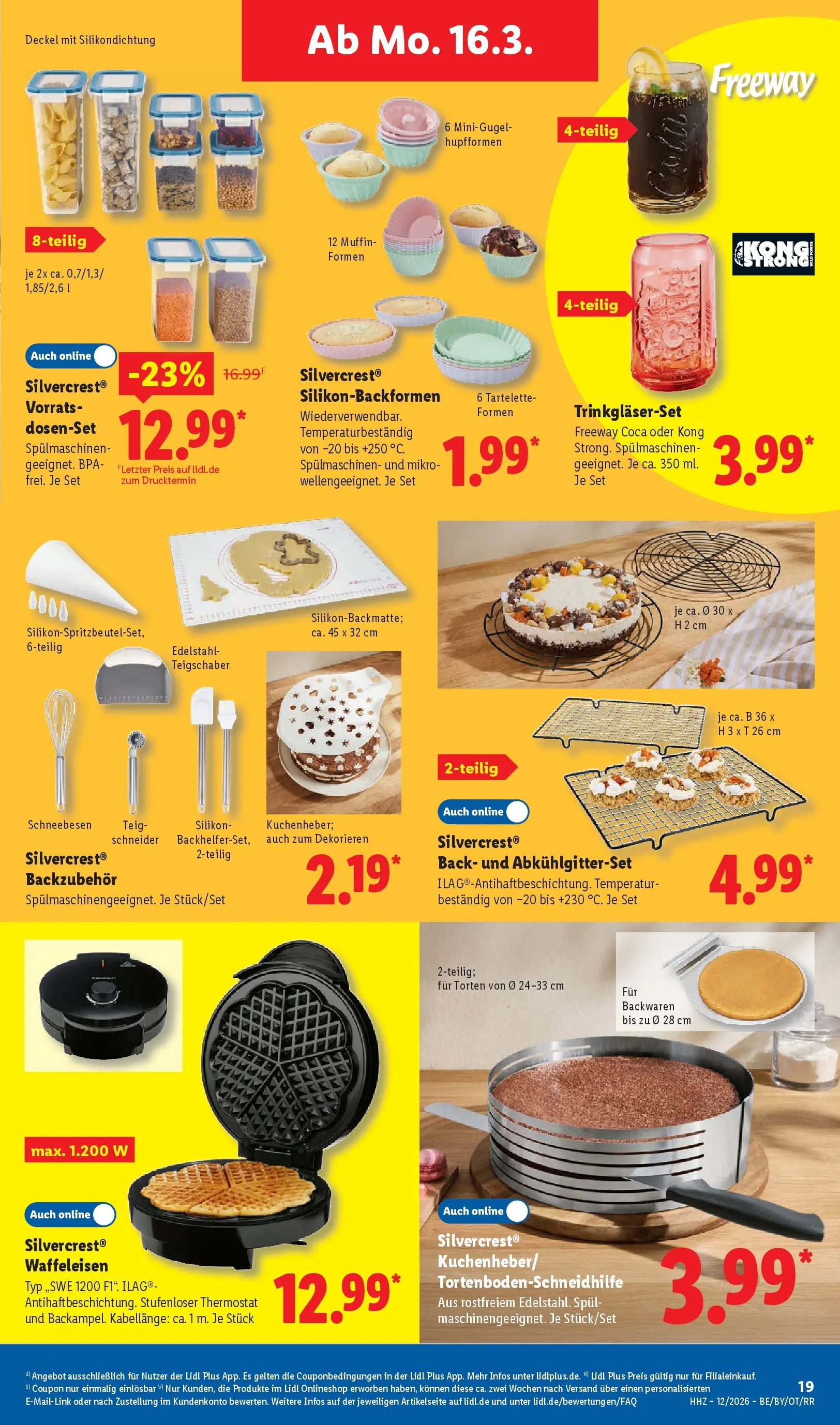 Lidl Prospekt Hof-innenstadt (ab 16.03.2026) zum Blättern » Angebote | Seite: 35 | Produkte: Waffeleisen