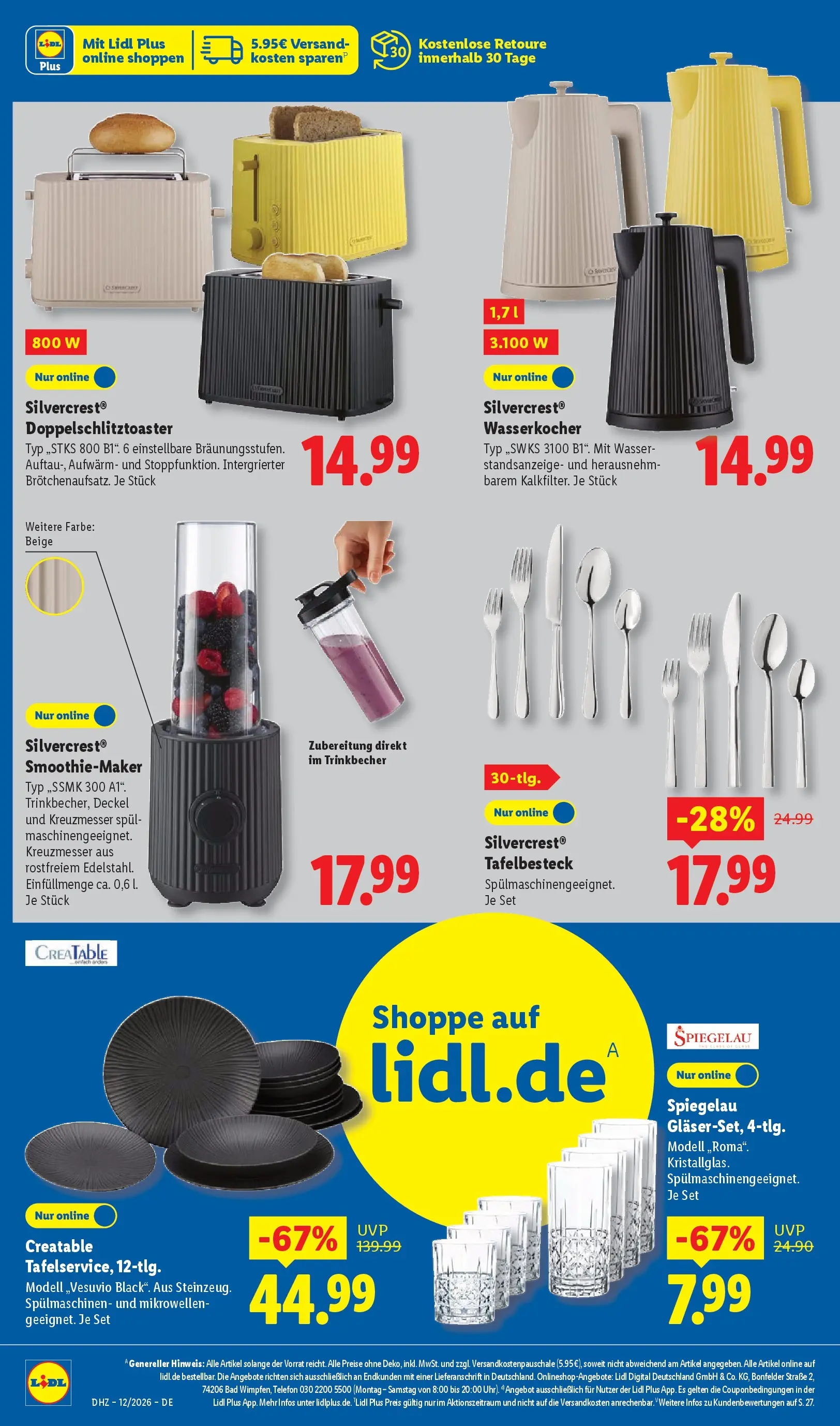 Lidl Prospekt Hof-innenstadt (ab 16.03.2026) zum Blättern » Angebote | Seite: 38 | Produkte: Wasserkocher, Bad, Wasser, Telefon