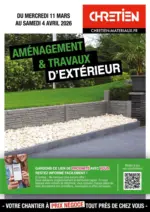 Chretien Mat&eacute;riaux AM&Eacute;NAGEMENT & TRAVAUX D'EXT&Eacute;RIEUR - au 04.04.2026