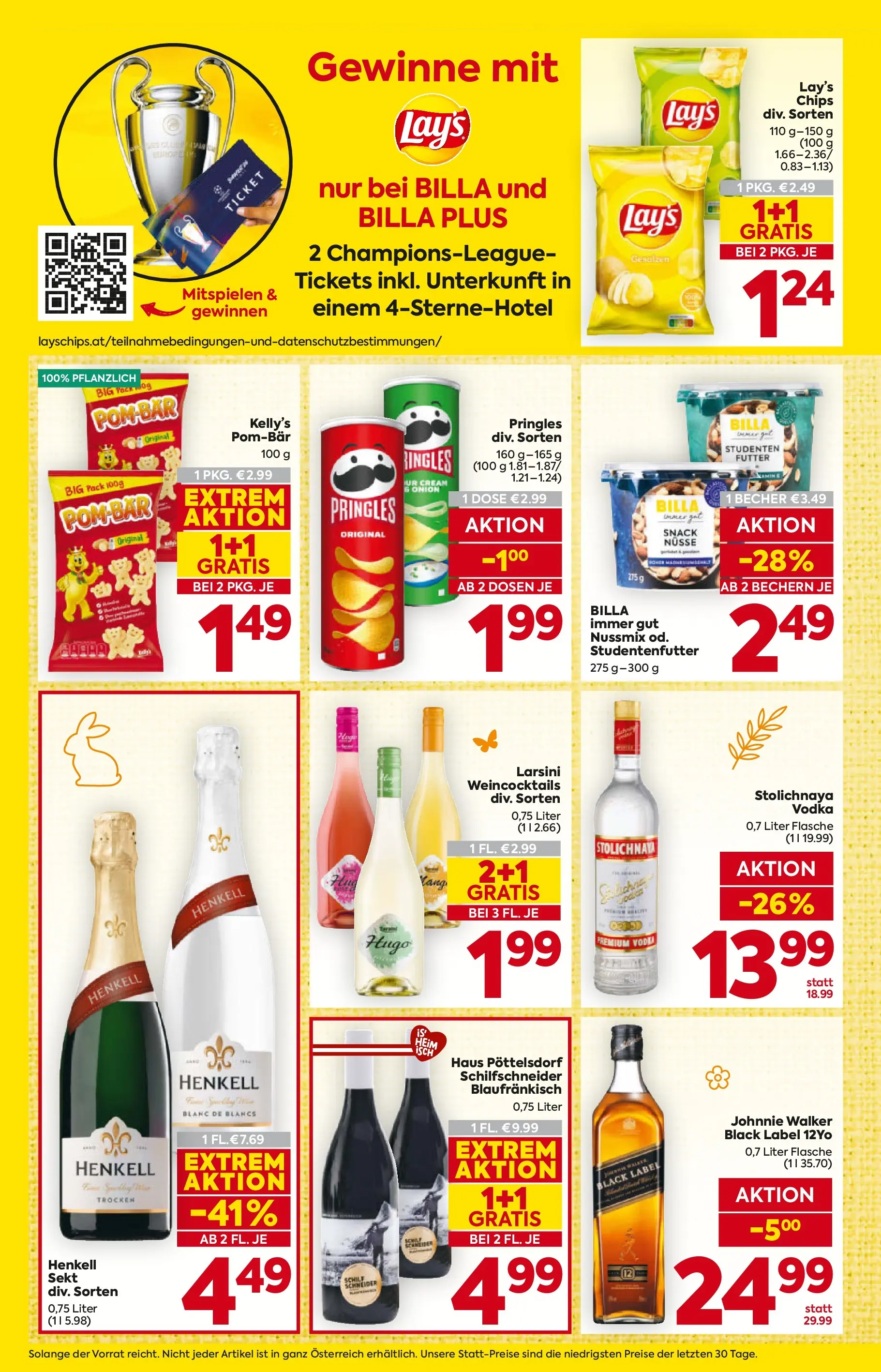 Billa - BILLA: Flugblatt gültig bei BILLA & BILLA PLUS ab 18.03.2026 - Angebote, Prospekt | Seite: 18 | Produkte: Chips, Nüsse