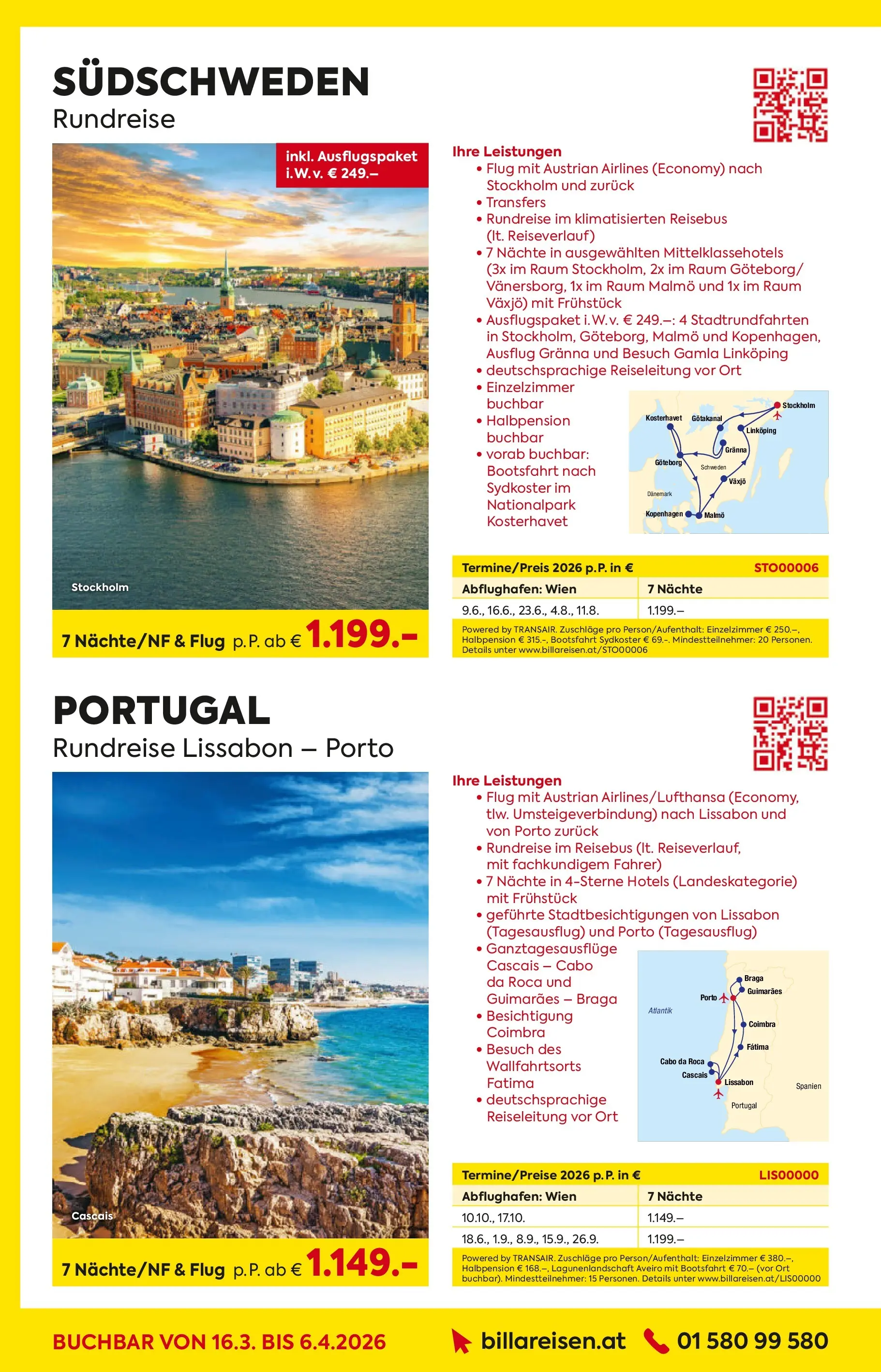 Billa - BILLA: Reisen ab 15.03.2026 - Angebote, Prospekt | Seite: 2