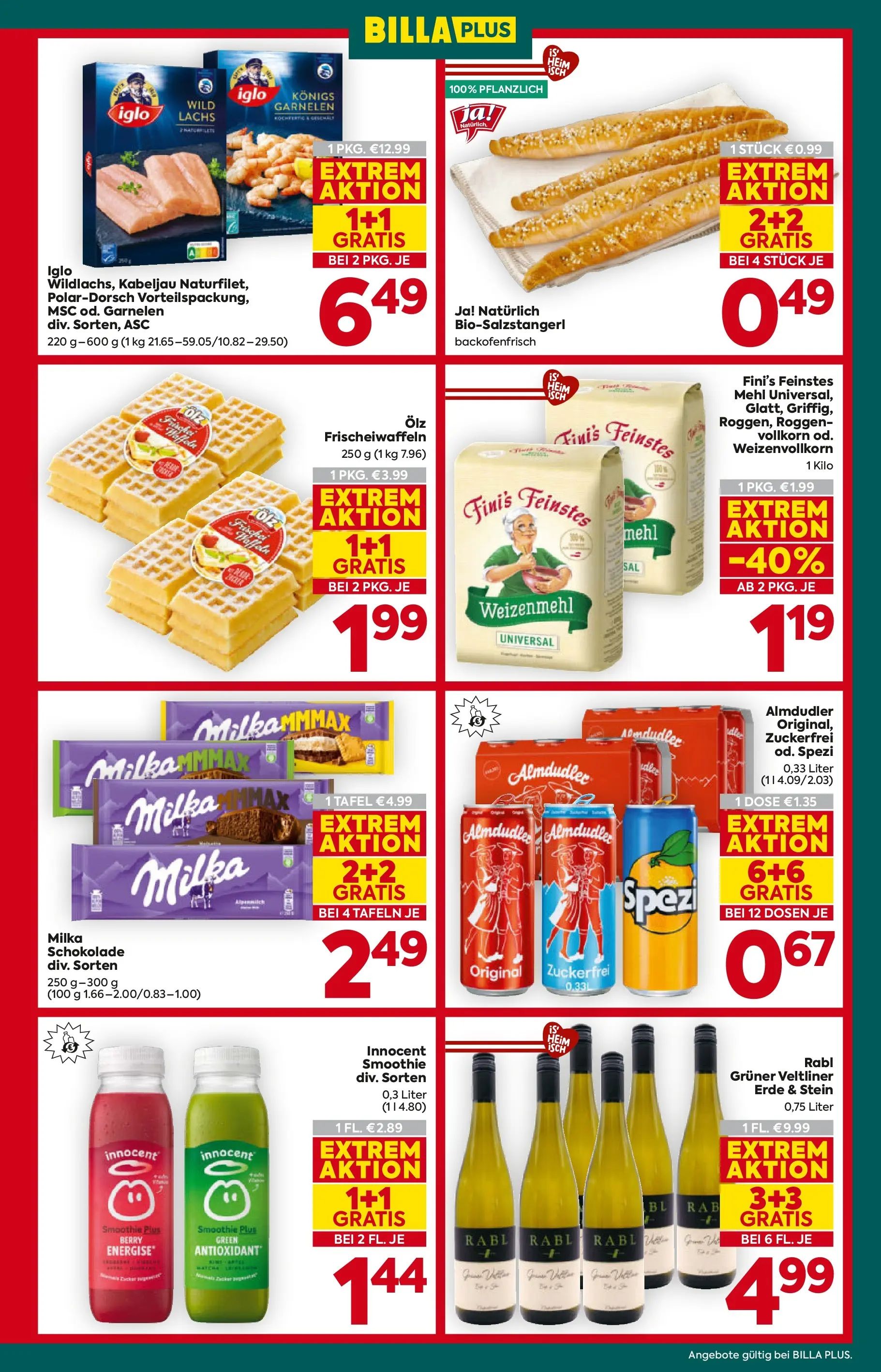 Billa Plus - BILLA PLUS: Flugblatt Burgenland von 18.03.2026 - Aktuelle Angebote | Seite: 5 | Produkte: Zucker, Schokolade