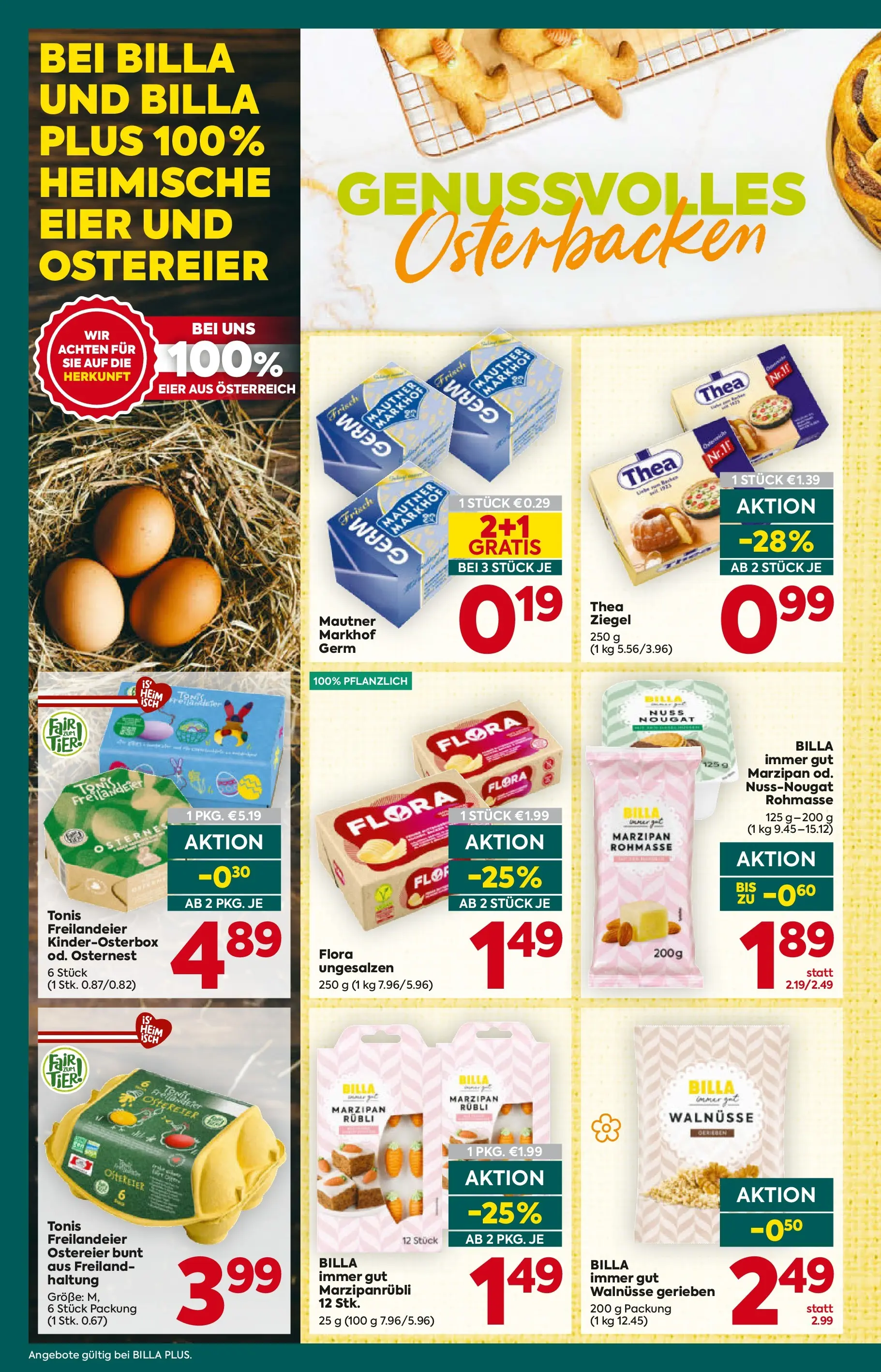 Billa Plus - BILLA PLUS: Flugblatt Burgenland von 18.03.2026 - Aktuelle Angebote | Seite: 8 | Produkte: Eier