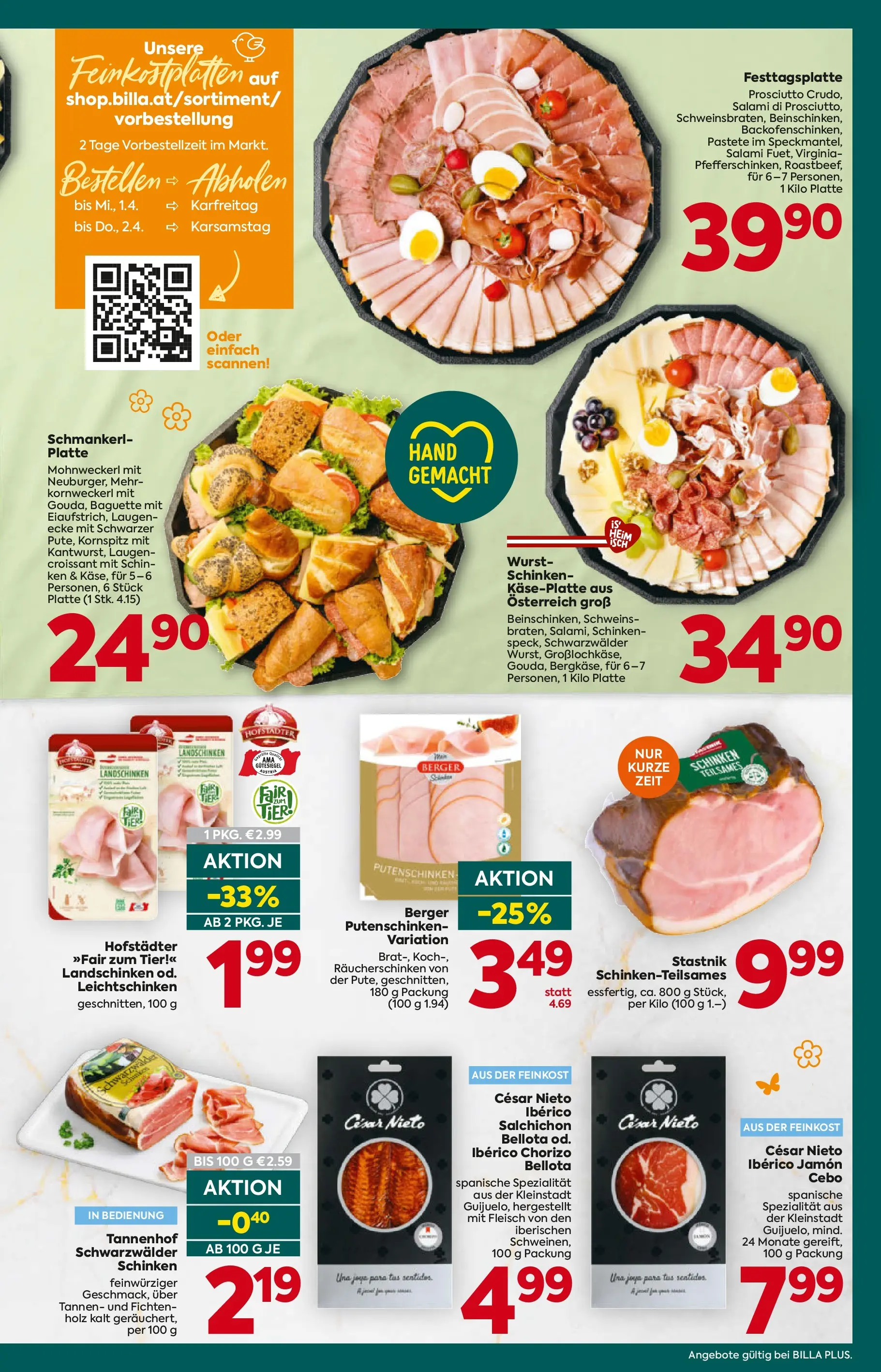 Billa Plus - BILLA PLUS: Flugblatt Burgenland von 18.03.2026 - Aktuelle Angebote | Seite: 13 | Produkte: Wurst, Jääkaappipakastin, Salami, Schinken