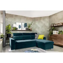 Ecksofa mit Bettfunktion und Bettkasten