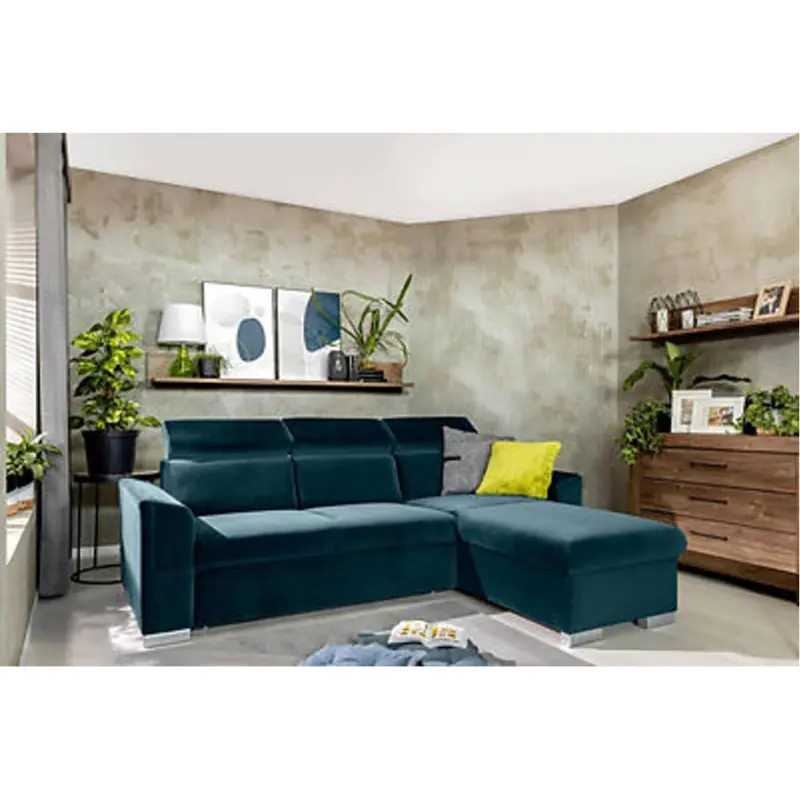 Ecksofa mit Bettfunktion und Bettkasten