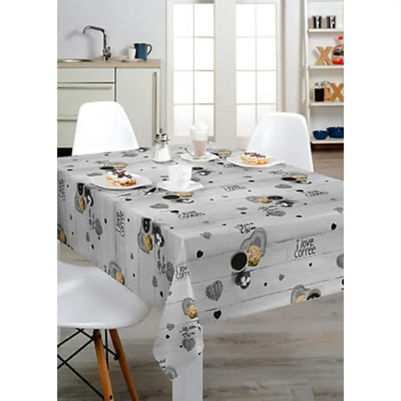 Abwaschbarer Tischbelag Kaffee