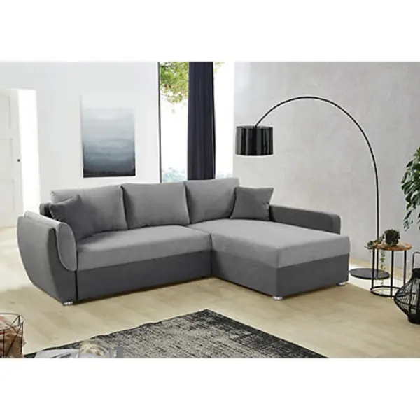 Ecksofa mit Bettfunktion und Bettkasten