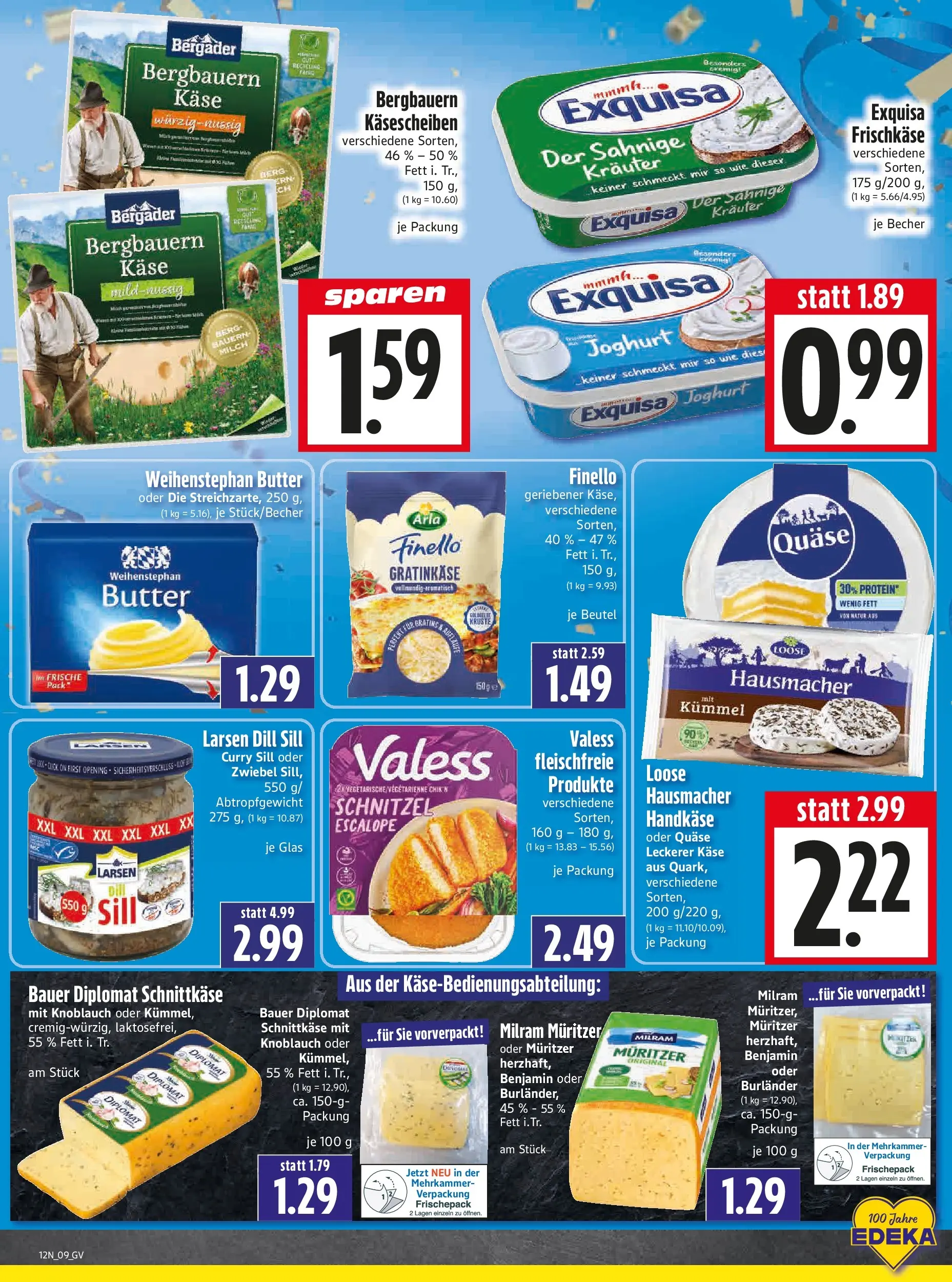 Angebote - Edeka Hahner: Wochenangebote (ab 15.03.2026) zum Blättern | Seite: 11 | Produkte: Exquisa frischkase, Exquisa, Milram, Knoblauch