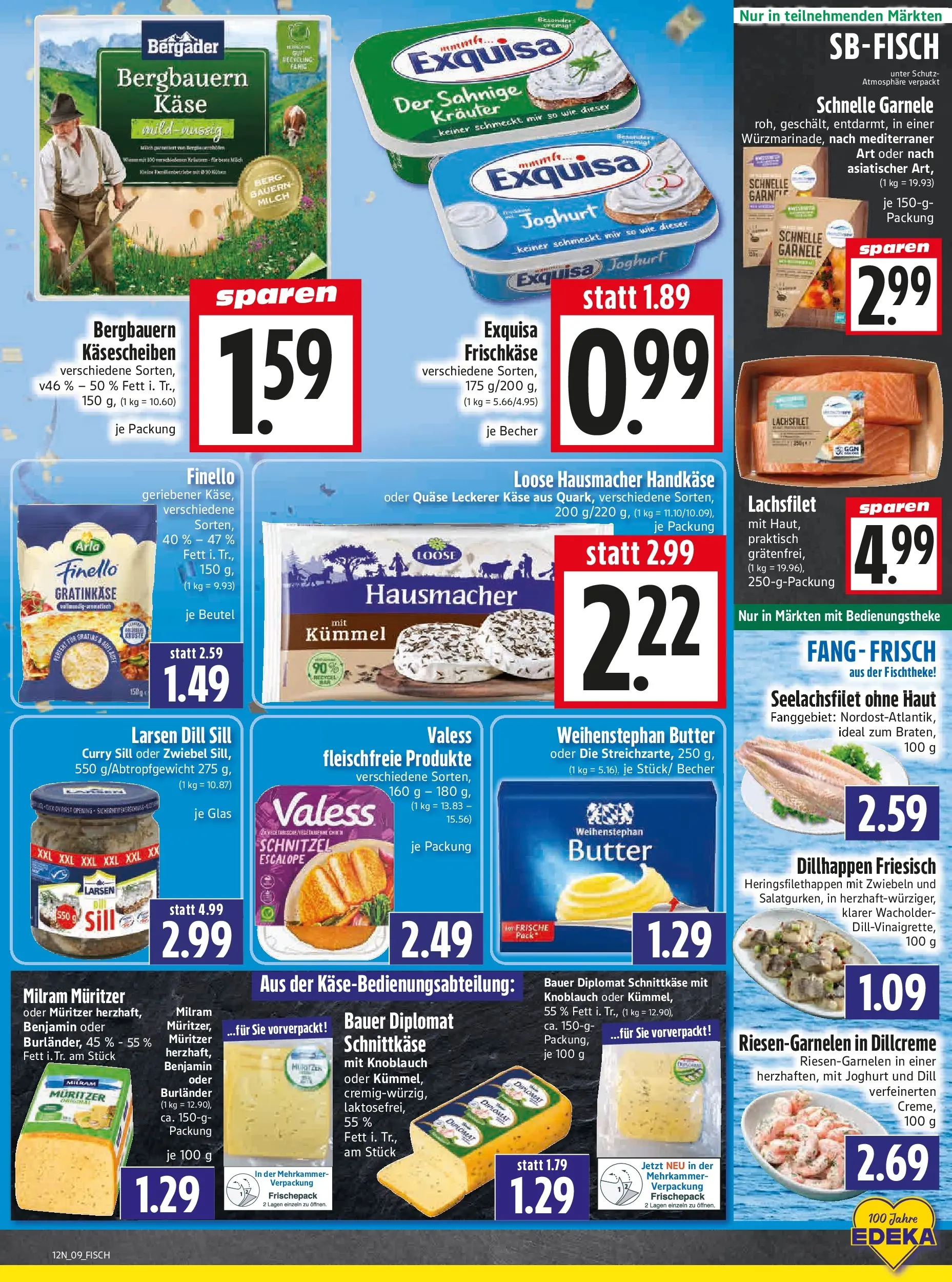 Angebote - Edeka Hahner: Wochenangebote (ab 15.03.2026) zum Blättern | Seite: 12 | Produkte: Butter, Käse, Weihenstephan butter, Dill