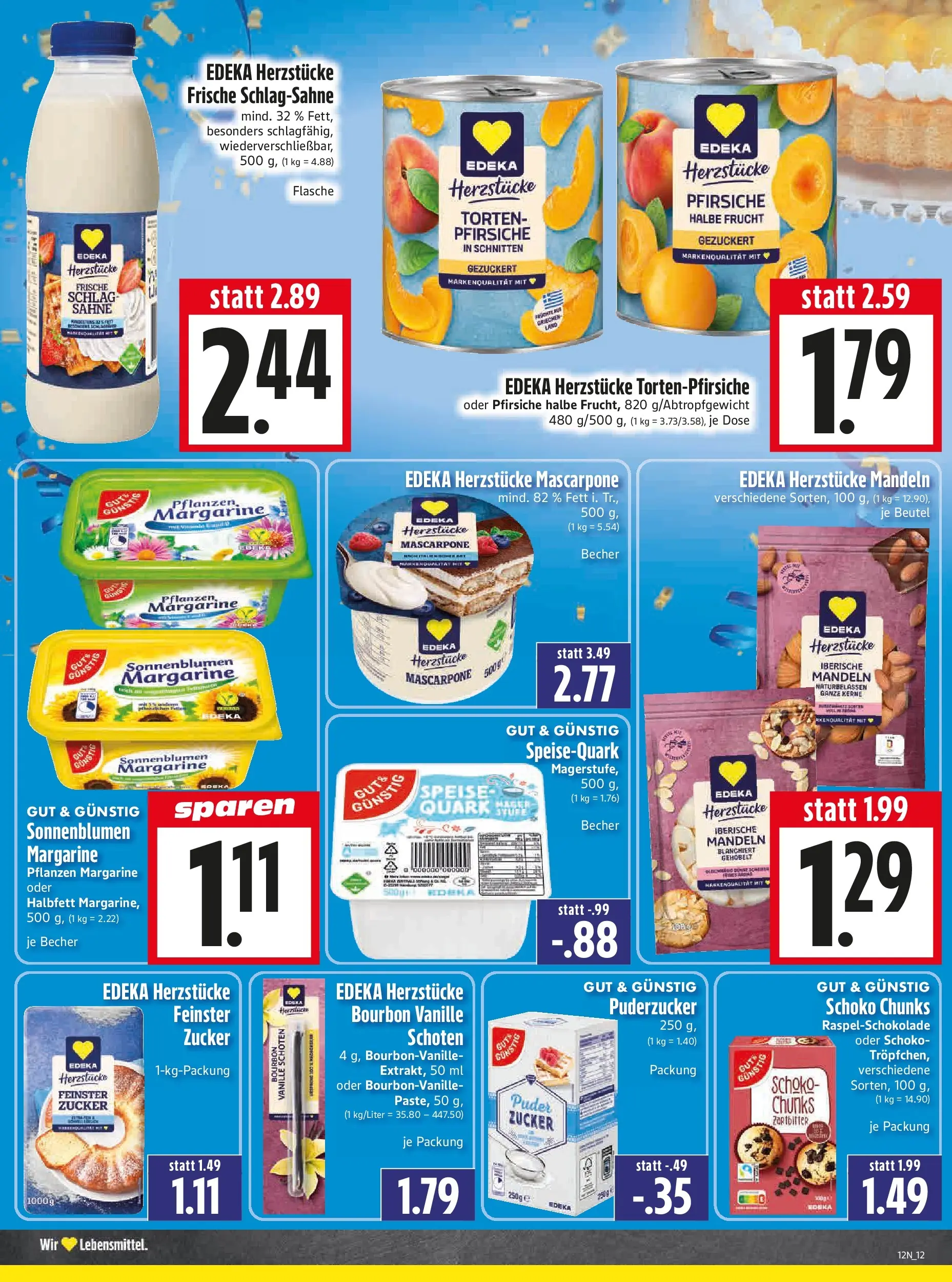 Angebote - Edeka Hahner: Wochenangebote (ab 15.03.2026) zum Blättern | Seite: 15 | Produkte: Margarine, Quark, Puder, Zucker