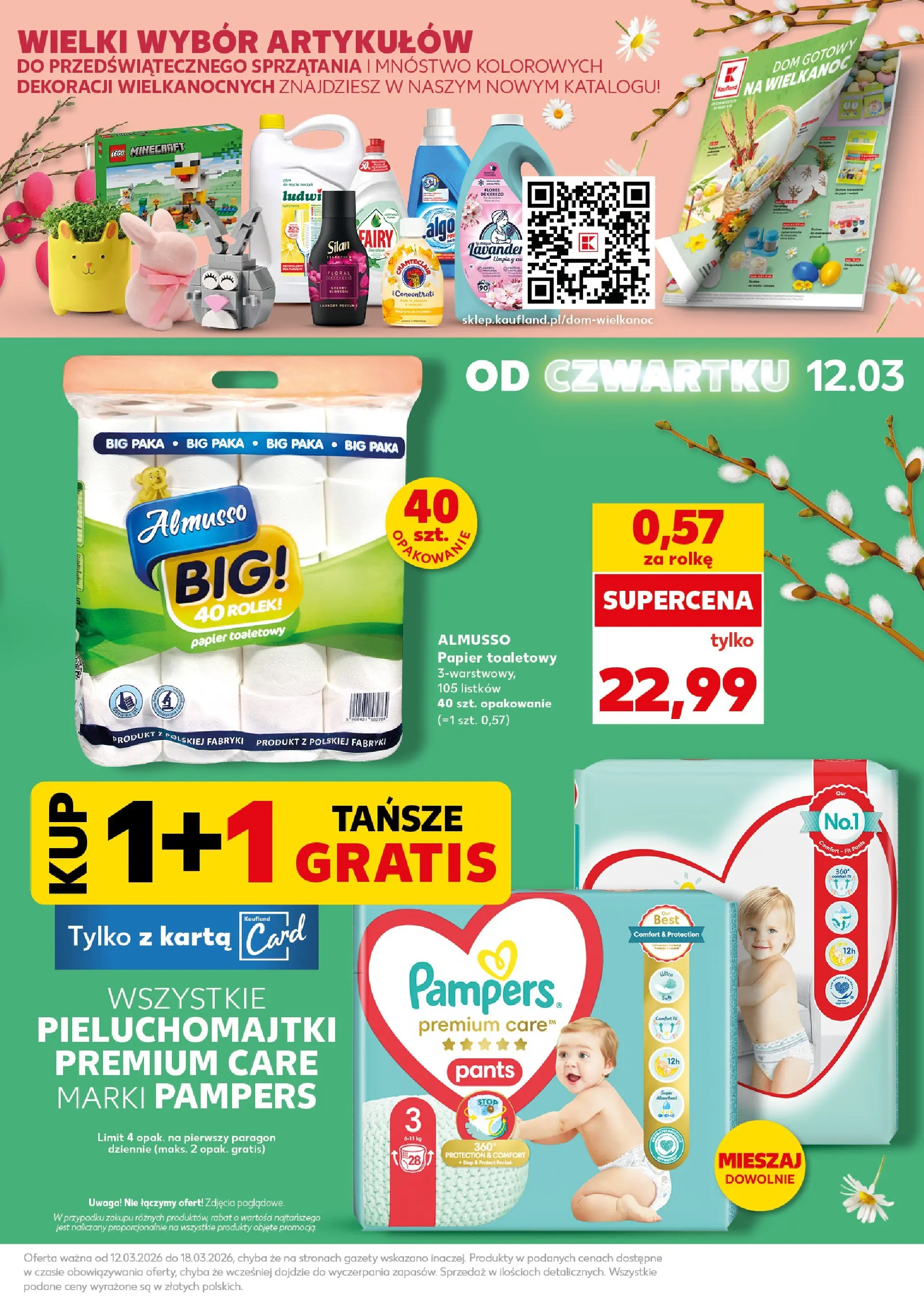 Kaufland gazetka - Super Sobota od 14.03.2026 - od jutra PDF | Strona: 5 | Produkty: Karta, Pampers, Lego, Fairy