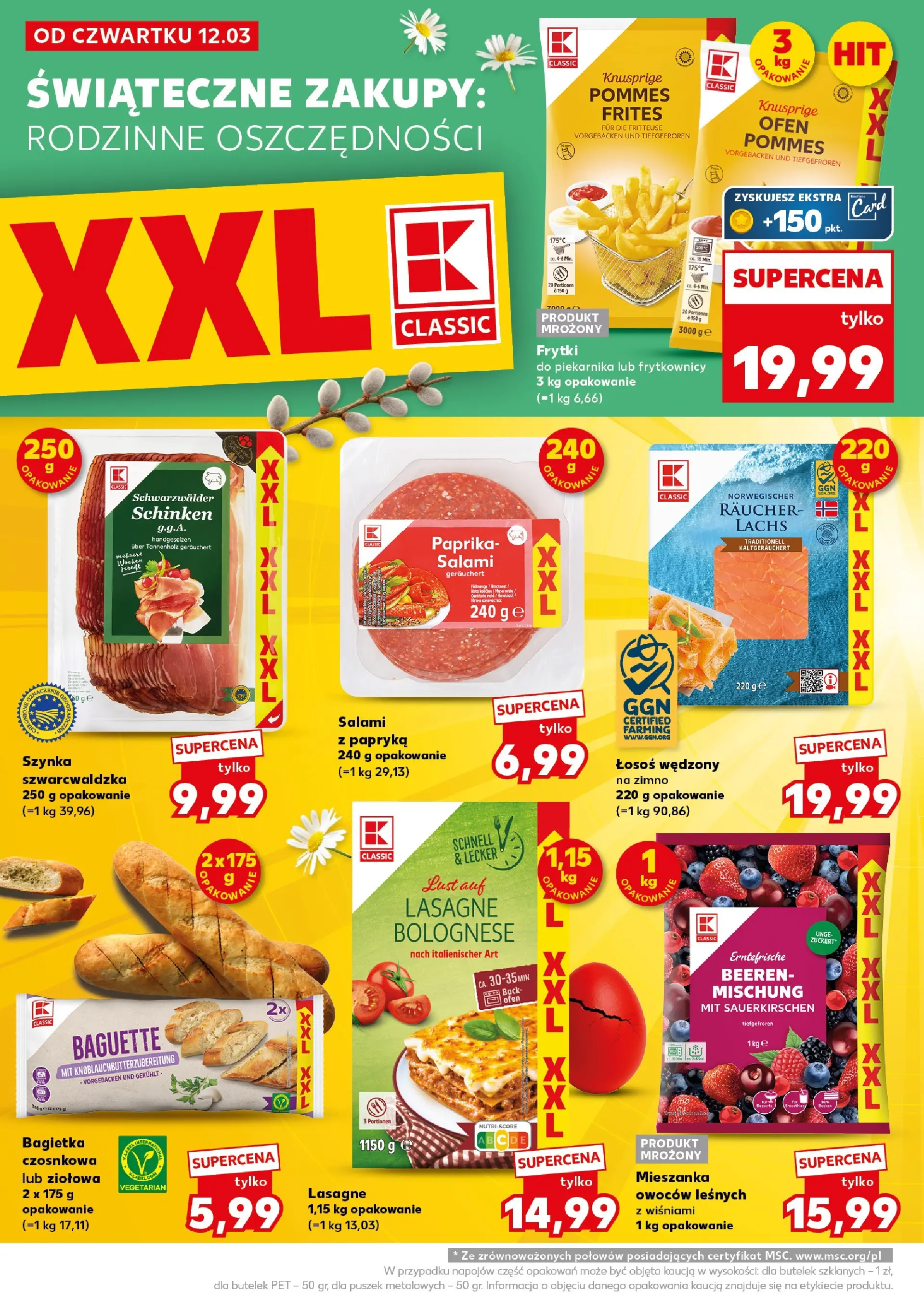 Kaufland gazetka - Super Sobota od 14.03.2026 - od jutra PDF | Strona: 6 | Produkty: Łosoś wędzony, Łosoś, Papryka, Frytki