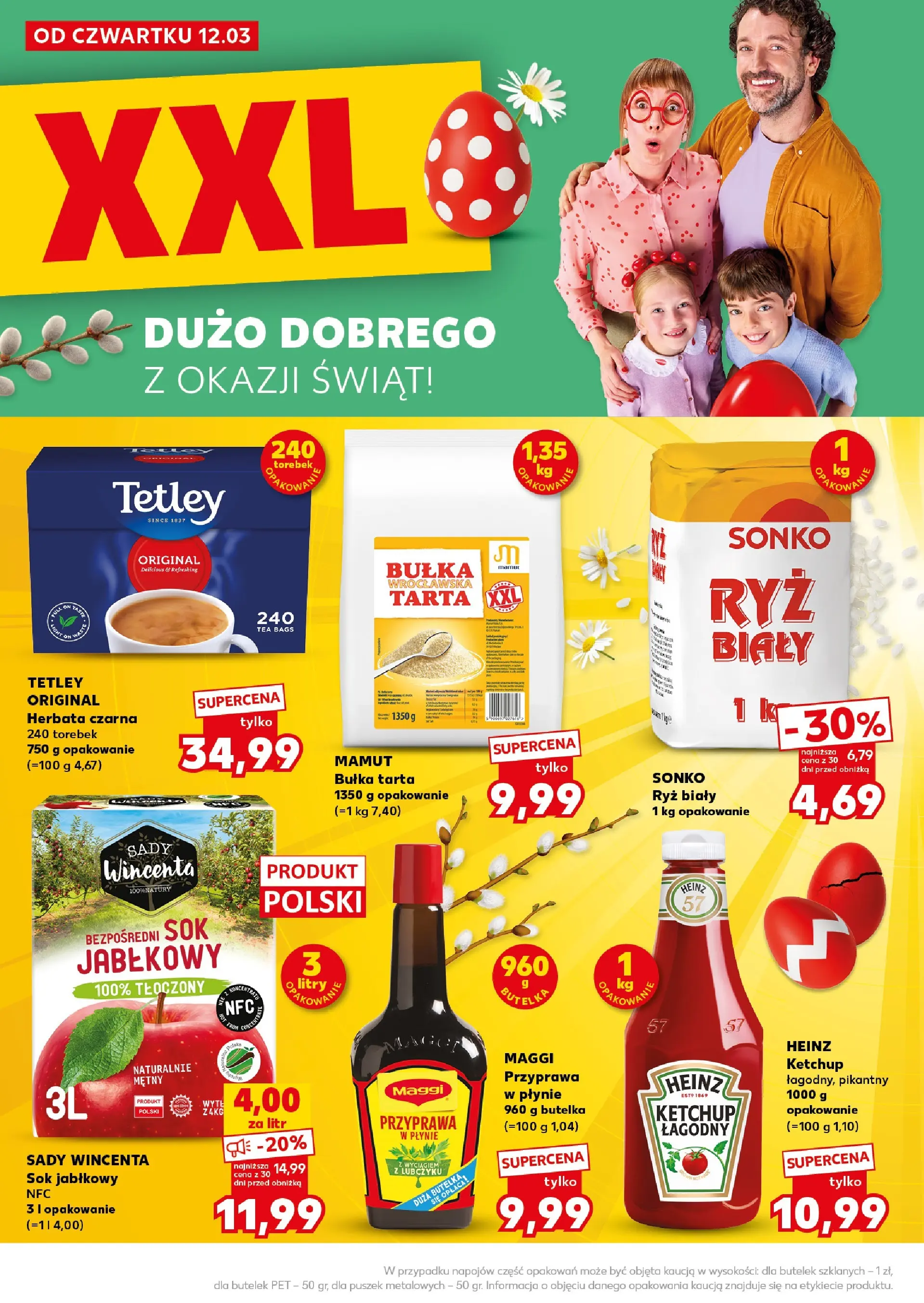 Kaufland gazetka - Super Sobota od 14.03.2026 - od jutra PDF | Strona: 8 | Produkty: Bułka tarta, Bułka, Sok, Ryż