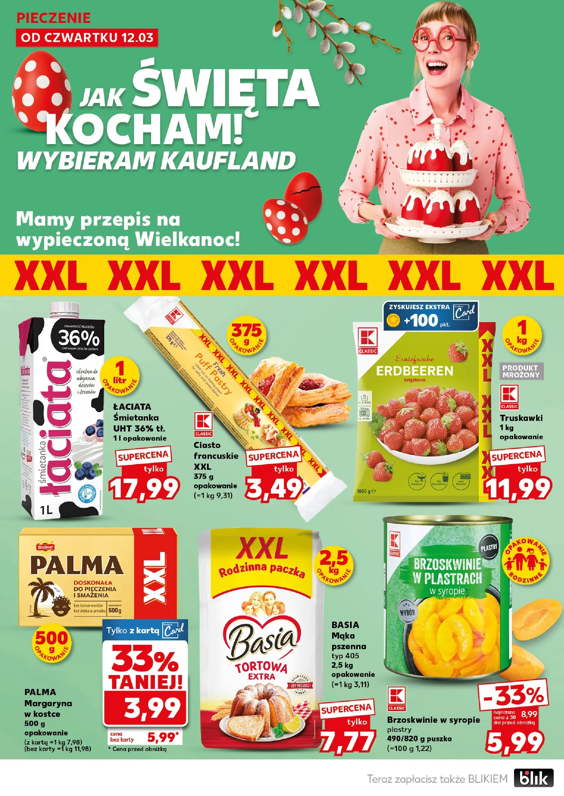 Kaufland gazetka - Super Sobota od 14.03.2026 - od jutra PDF | Strona: 10 | Produkty: Karta, Ciasto, Mleka, Brzoskwinie w syropie