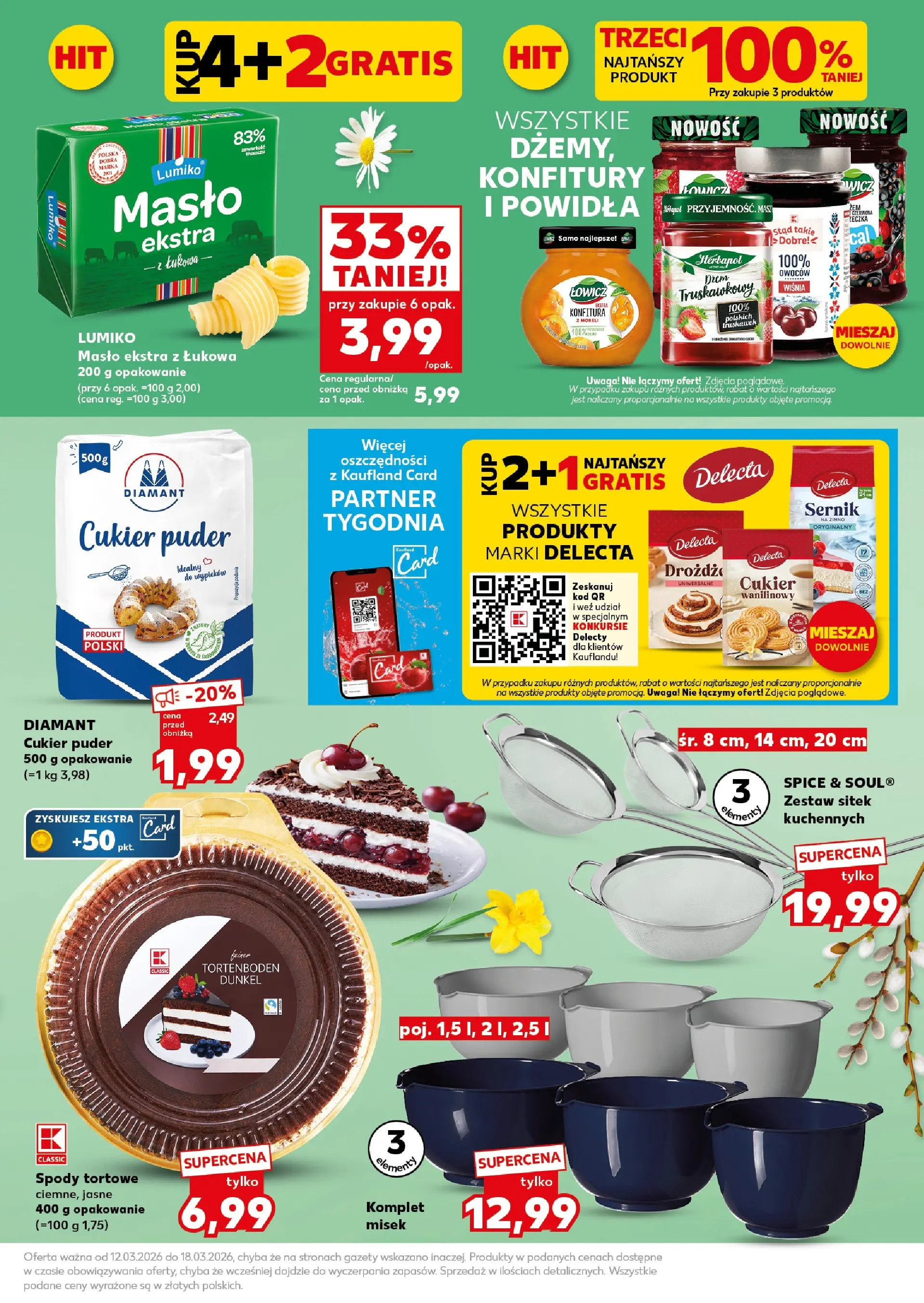 Kaufland gazetka - Super Sobota od 14.03.2026 - od jutra PDF | Strona: 11 | Produkty: Dżem, Powidła, Masło, Cukier