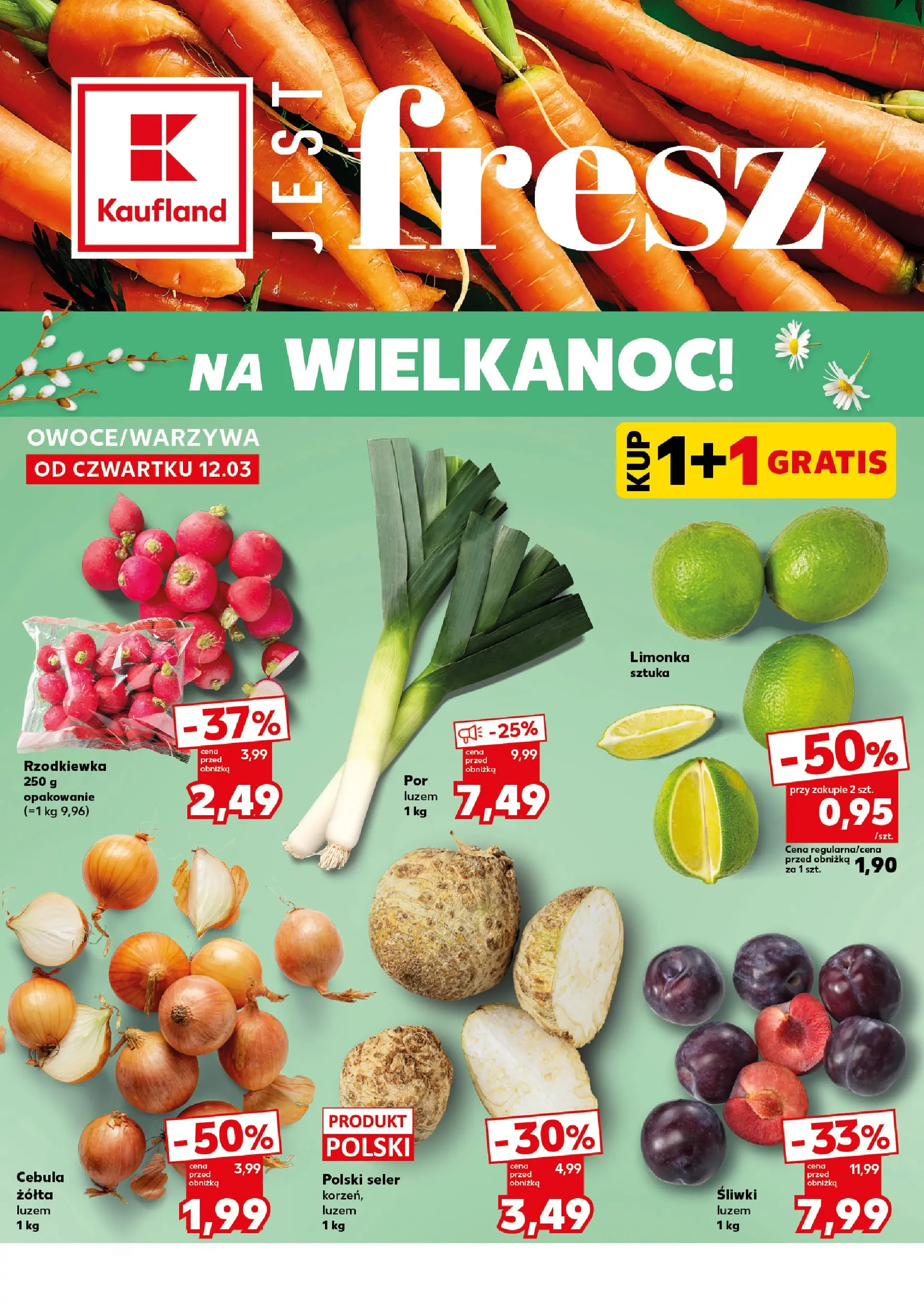 Kaufland gazetka - Super Sobota od 14.03.2026 - od jutra PDF | Strona: 14 | Produkty: Limonka, Śliwki