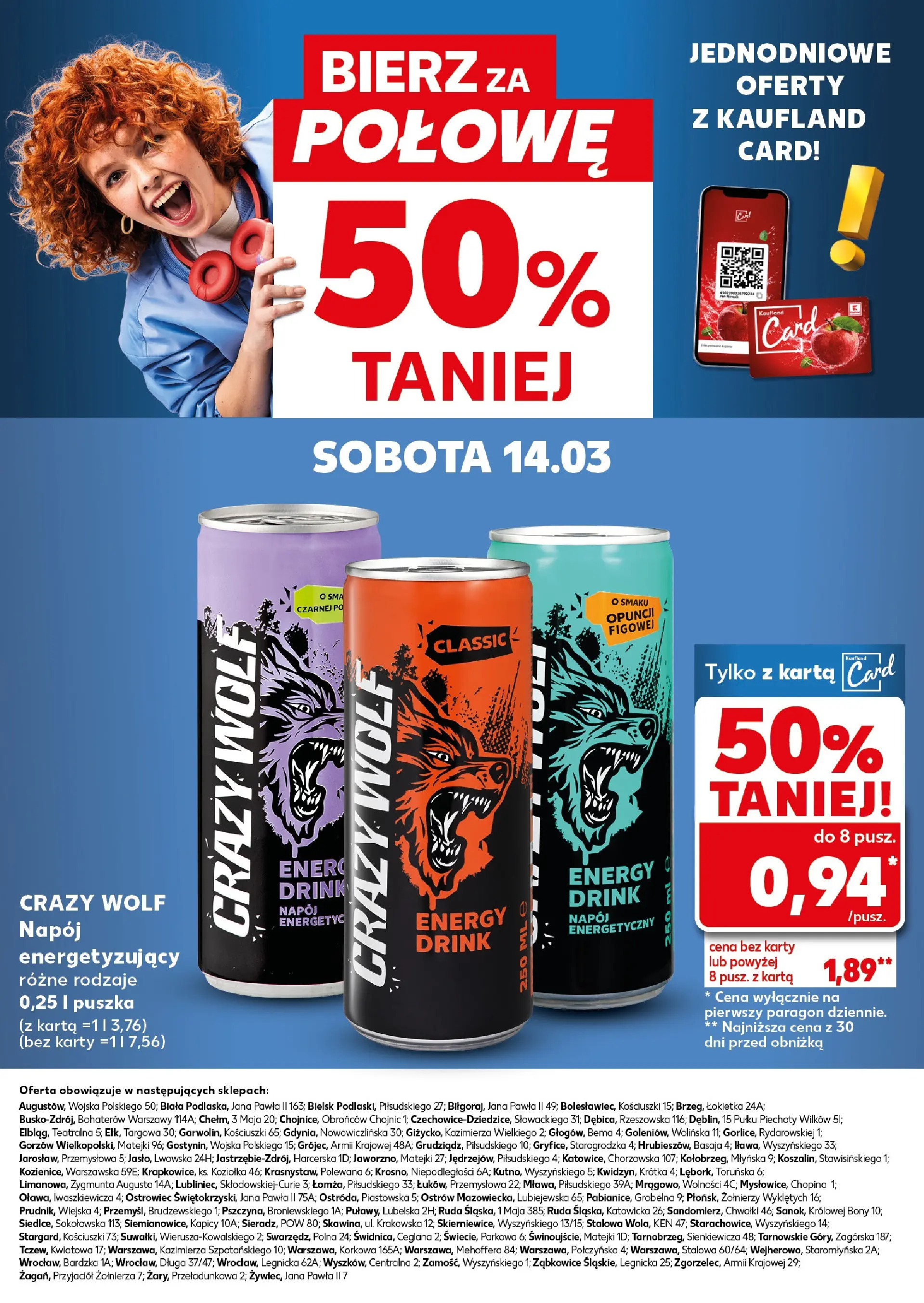 Kaufland gazetka - Super Sobota od 14.03.2026 - od jutra PDF | Strona: 32 | Produkty: Karta