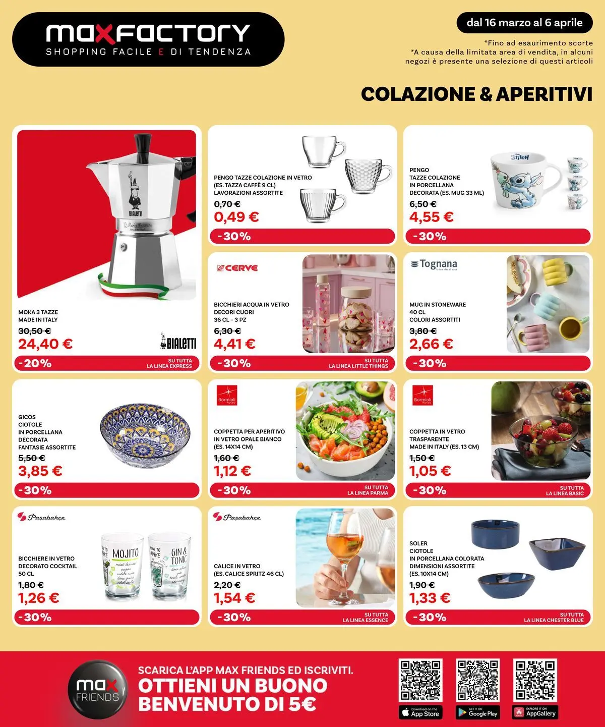 Nuovo Max Factory - Offerte di primavera dal 15/03/2026 > offerte anteprima 🛍️ | Pagina: 15 | Prodotti: Caffè, Gin, Acqua, The