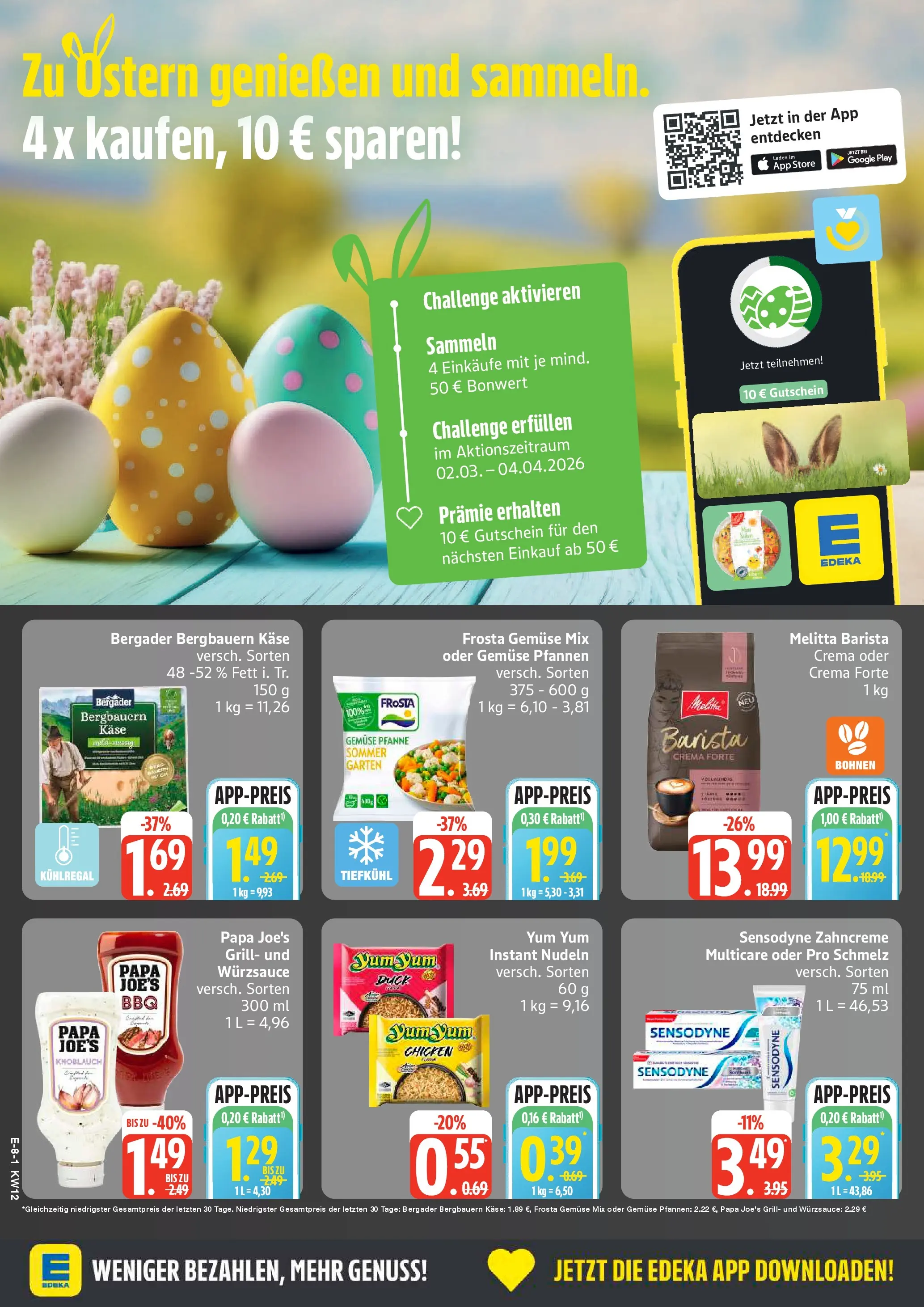 Edeka prospekt Tostedt	 (ab 16.03.2026) » Angebote Online | Seite: 10 | Produkte: Grill, Käse, Gemüse, Nudeln