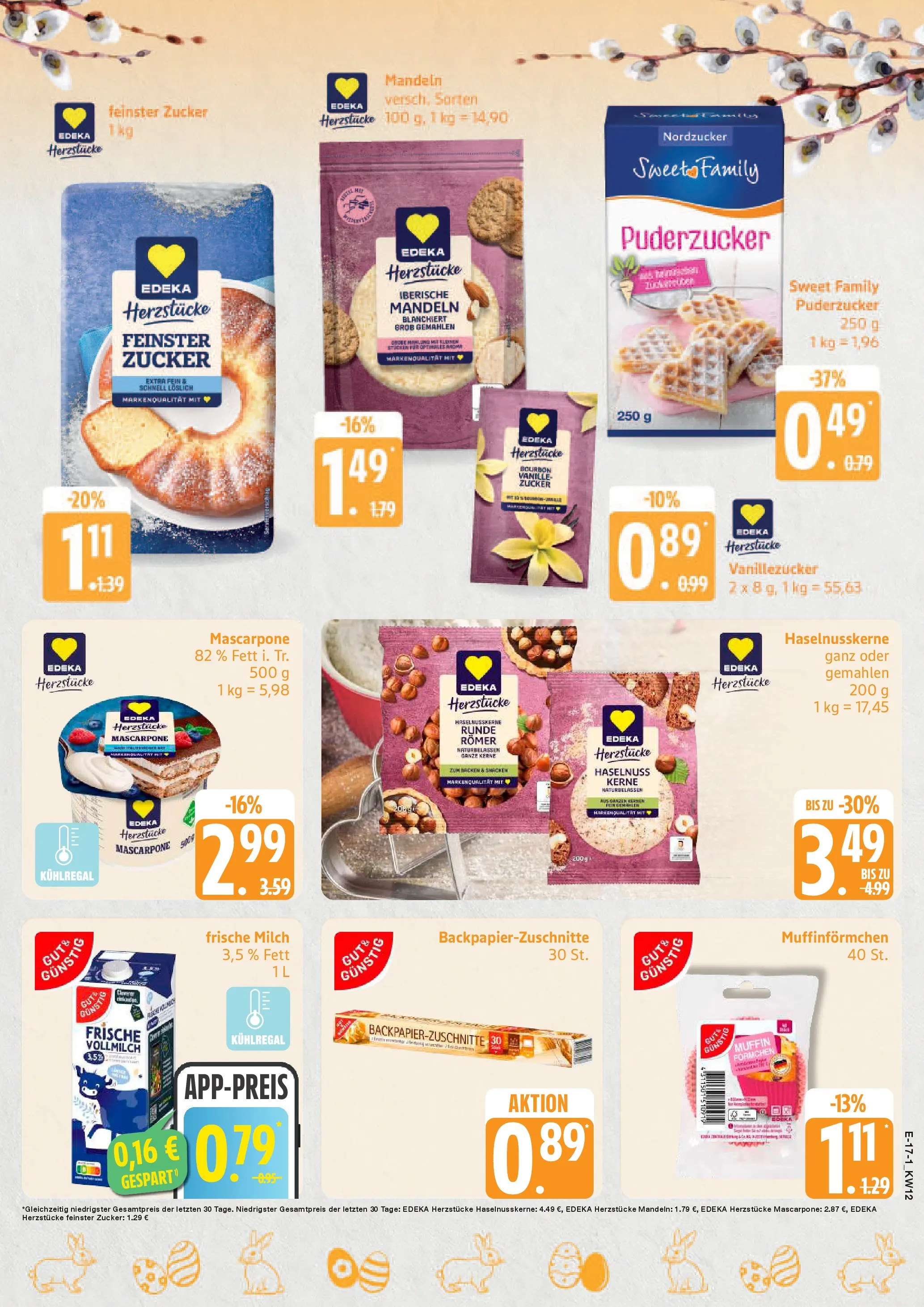 Edeka prospekt Tostedt	 (ab 16.03.2026) » Angebote Online | Seite: 21 | Produkte: Milch, Mascarpone, Mandeln, Bourbon
