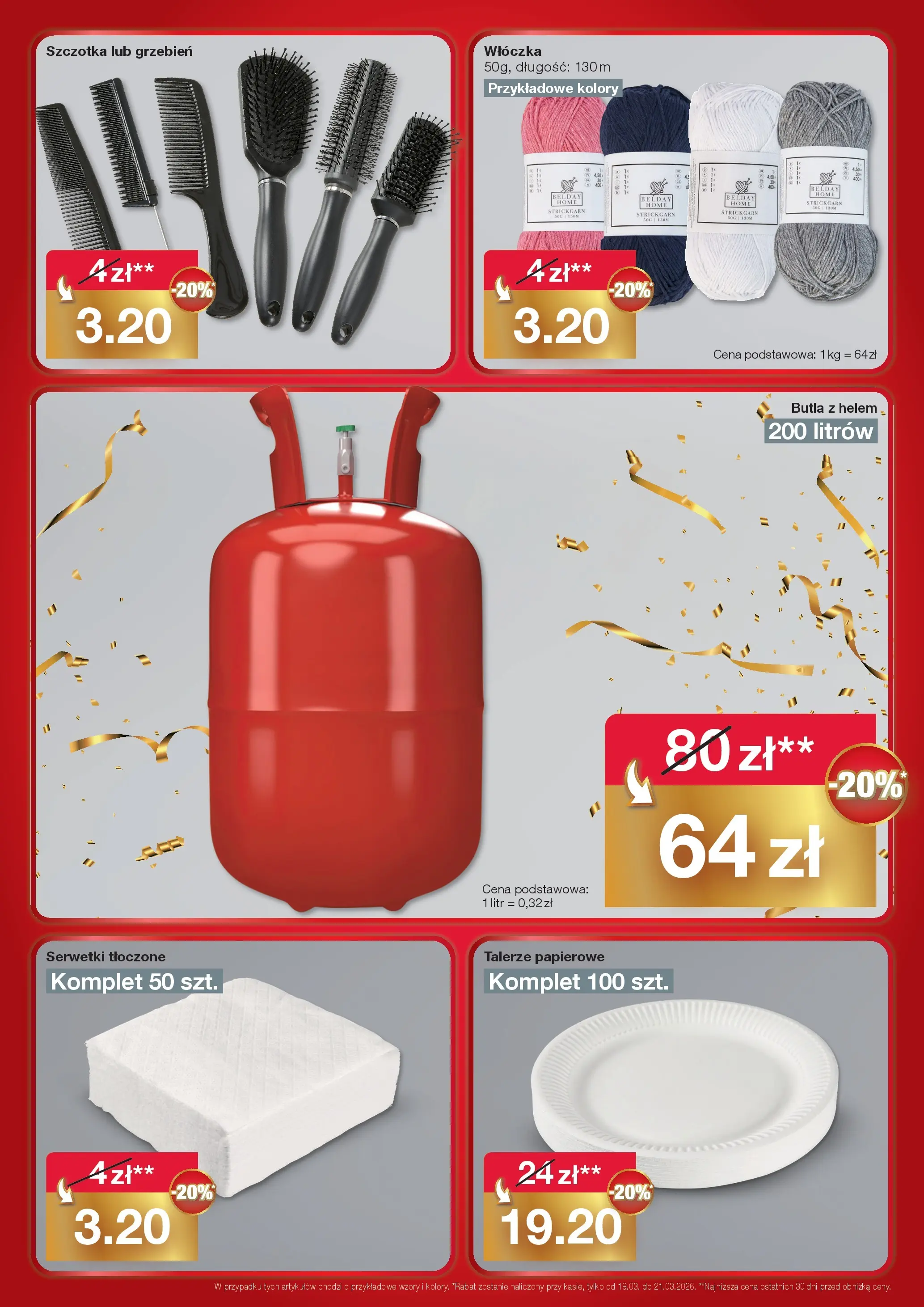 Woolworth - Woolworth: Już w Piotrków Trybunalski! od (14.03.2026 - 21.03.2026) | Strona: 7 | Produkty: Talerze, Szczotka, Grzebień