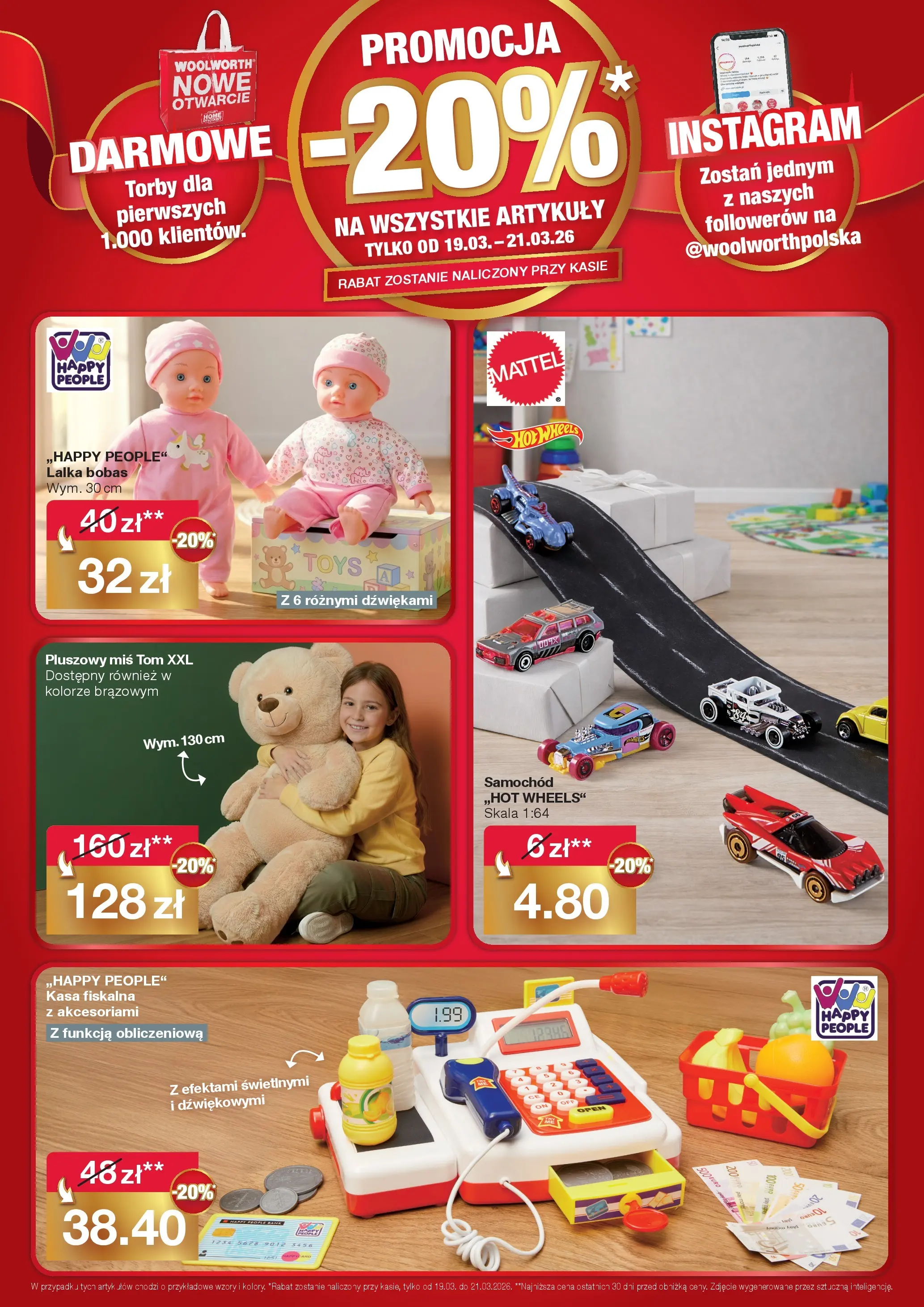 Woolworth - Woolworth: Już w Piotrków Trybunalski! od (14.03.2026 - 21.03.2026) | Strona: 9 | Produkty: Lalka