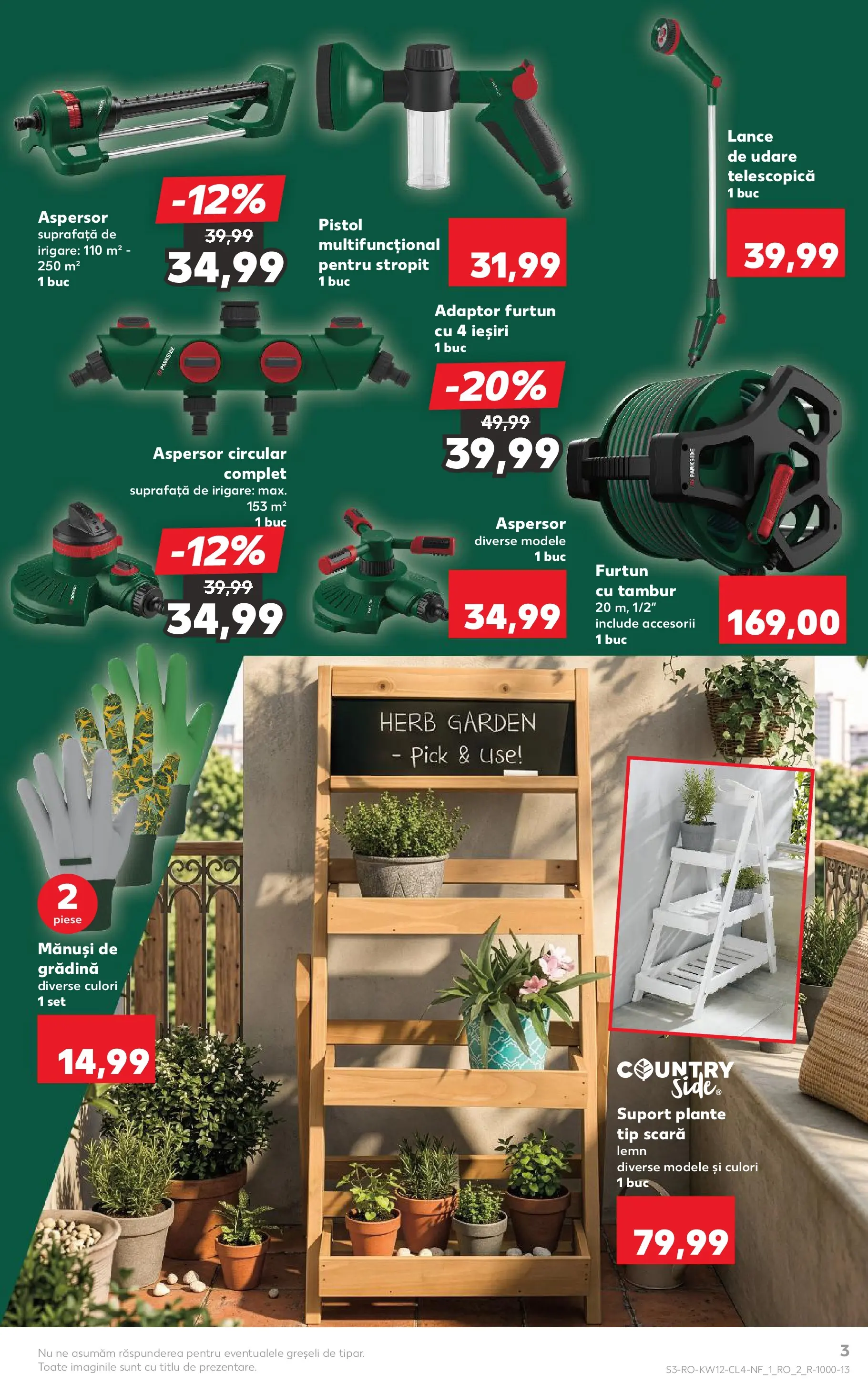 Kaufland Domnesti 17.03.2026 - Revista si Oferta | Pagină: 3 | Produse: Mănuși, Adaptor, Scară