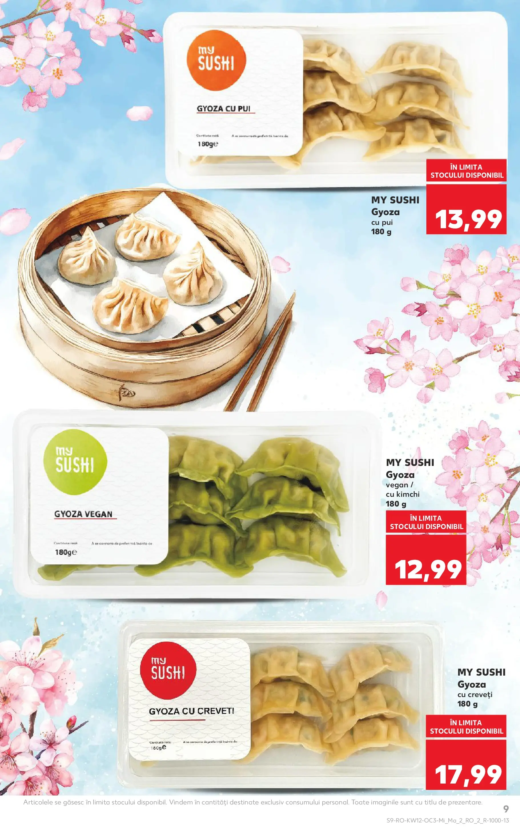 Kaufland Comarnic 17.03.2026 - Revista si Oferta | Pagină: 9 | Produse: Hacıyatmaz Kedi Oyuncağı, Sushi