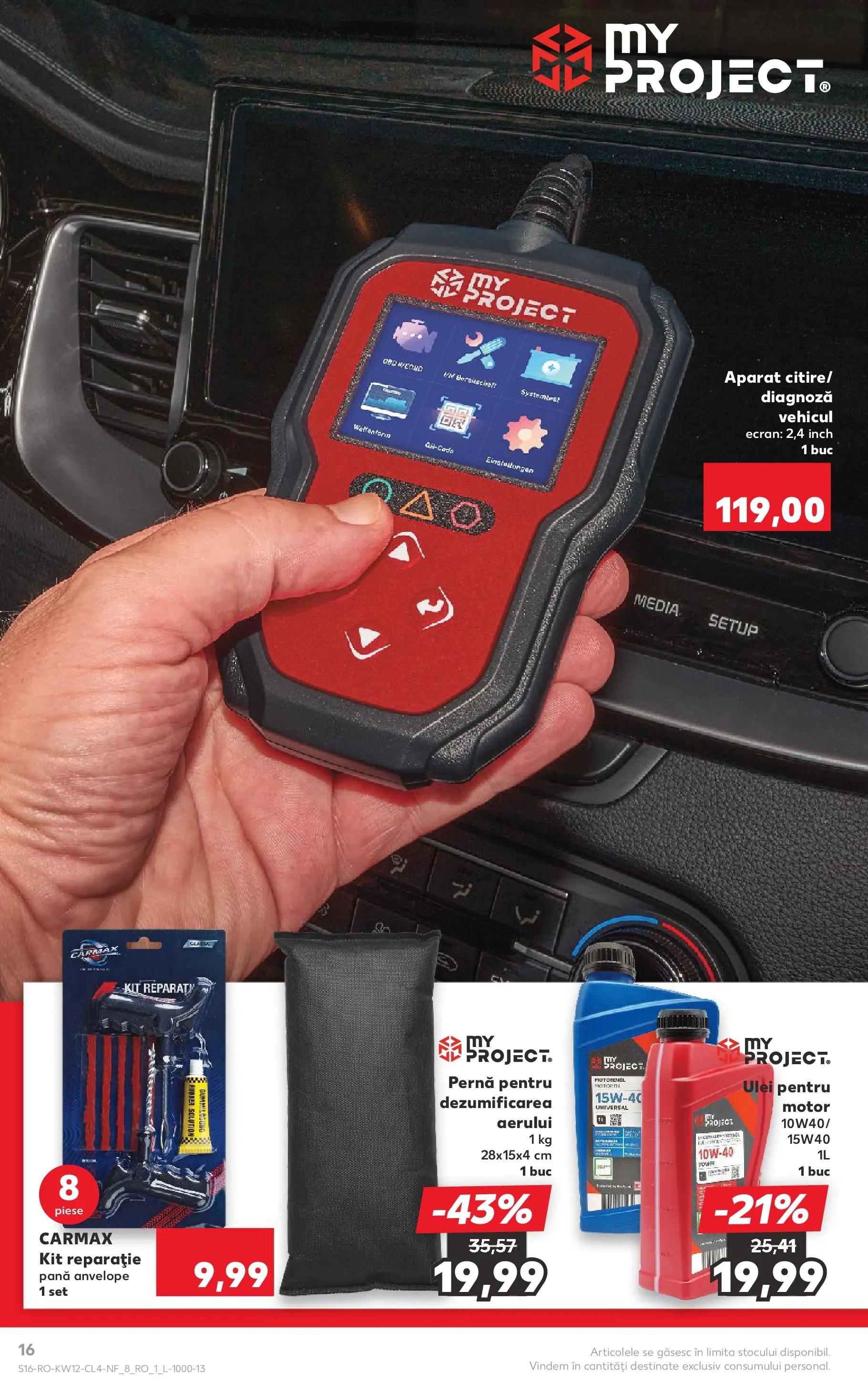 Kaufland Domnesti 17.03.2026 - Revista si Oferta | Pagină: 16 | Produse: Pernă, Ulei