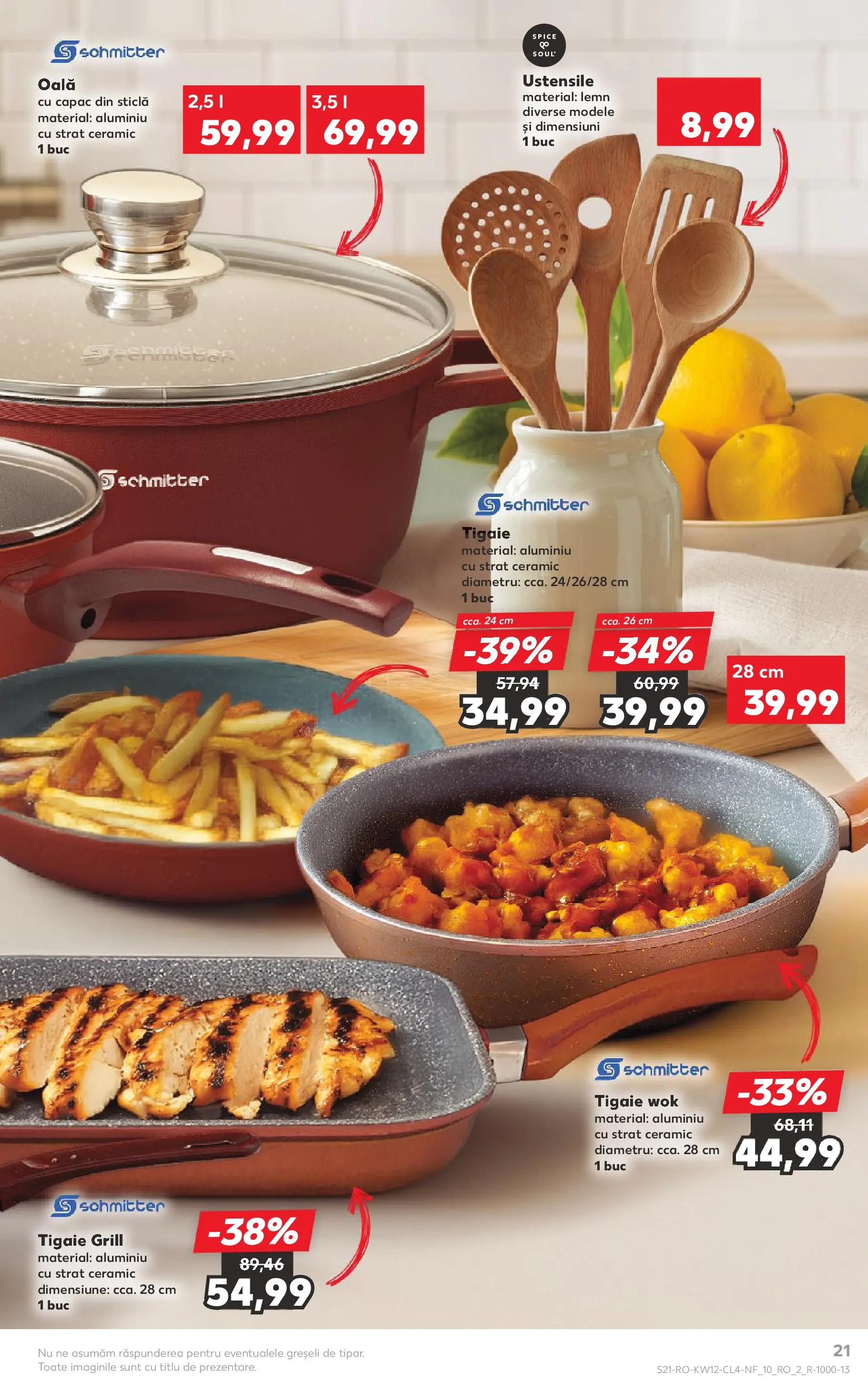 Kaufland Domnesti 17.03.2026 - Revista si Oferta | Pagină: 21 | Produse: Tigaie, Grill, Oală