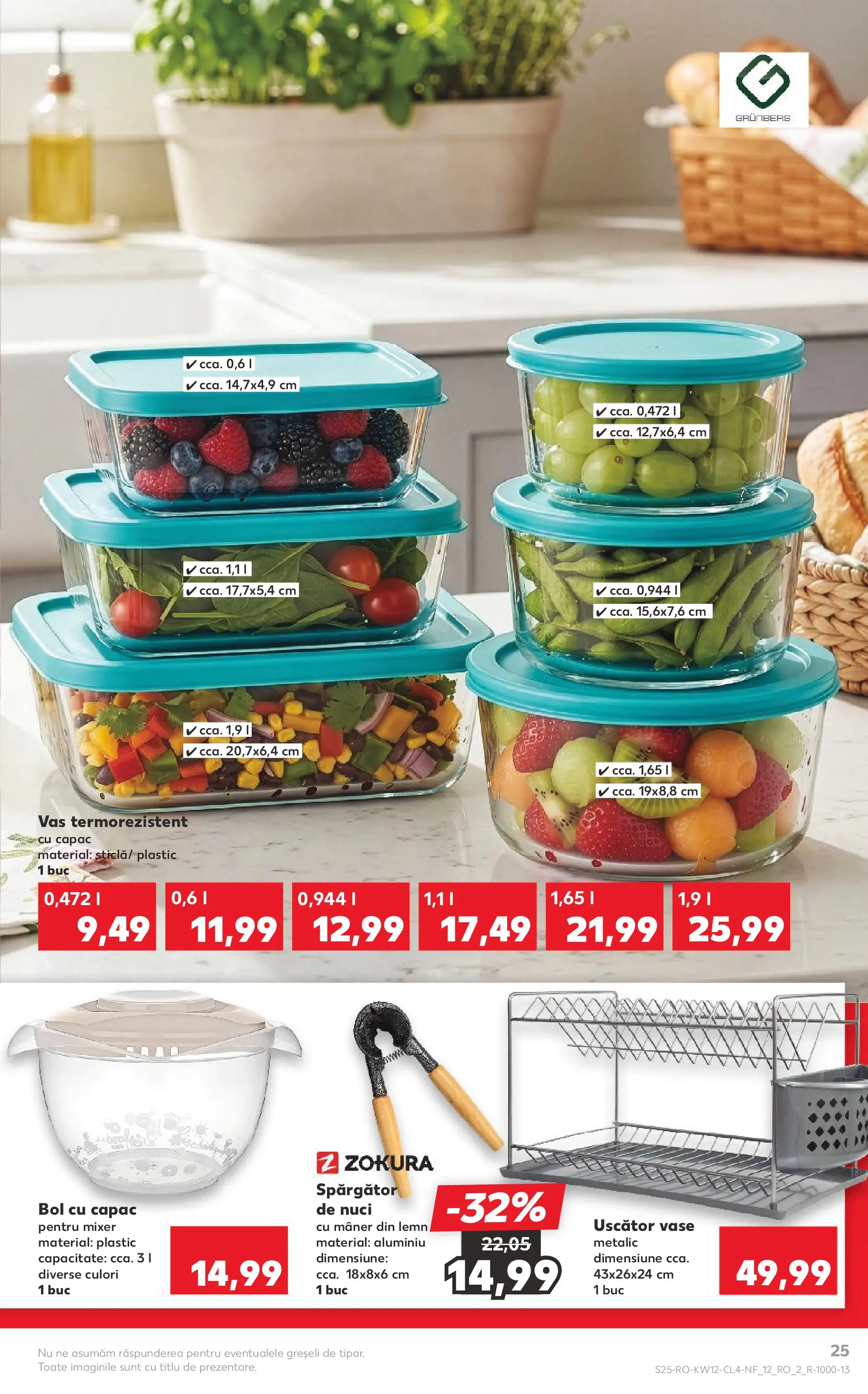 Kaufland Domnesti 17.03.2026 - Revista si Oferta | Pagină: 25 | Produse: Uscător, Mixer, Mâner, Nuci