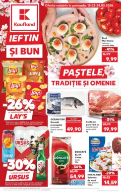 Ofertele Kaufland valabile de la 18.03.2026