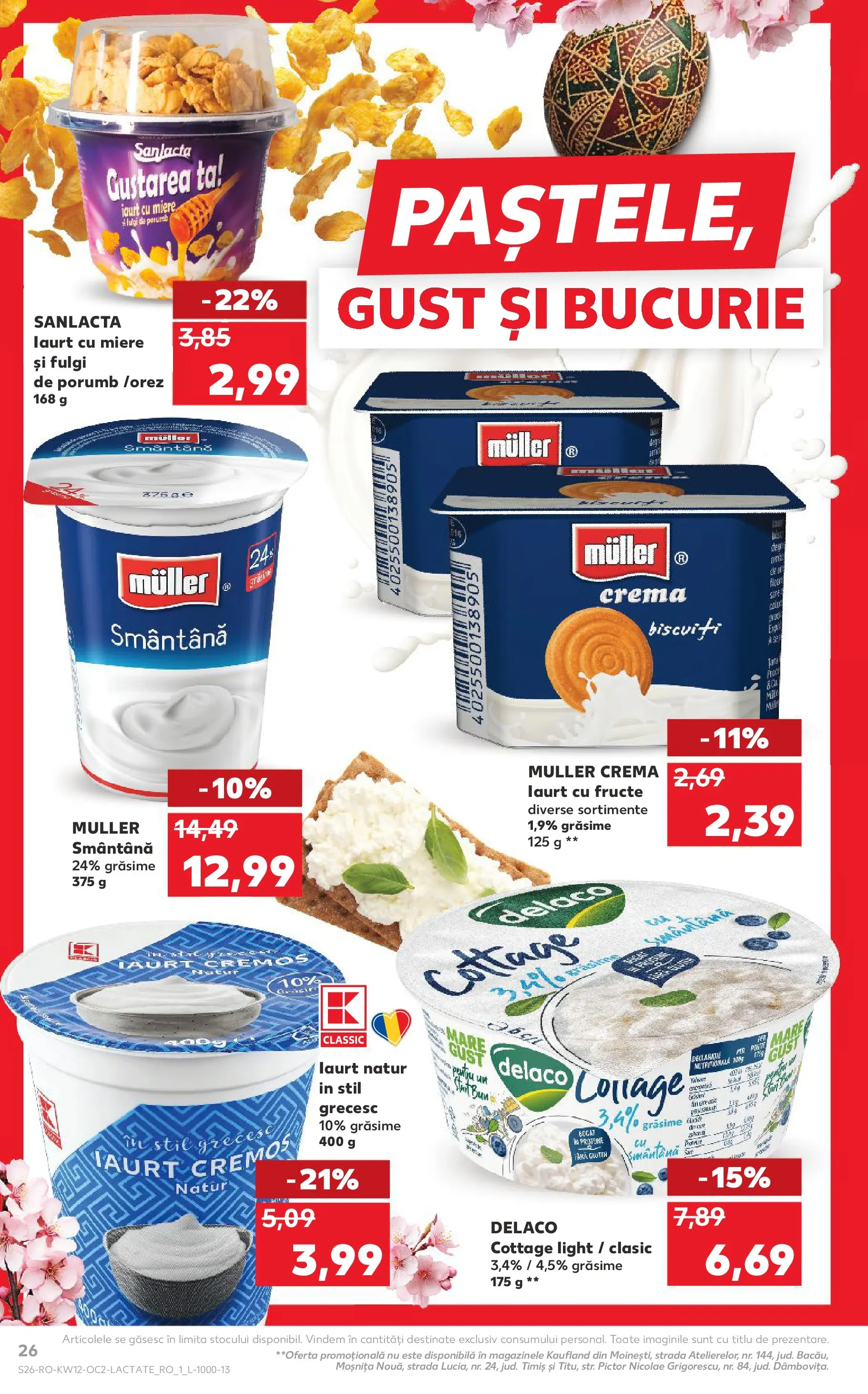 Kaufland Galați 18.03.2026 - Revista si Oferta | Pagină: 26