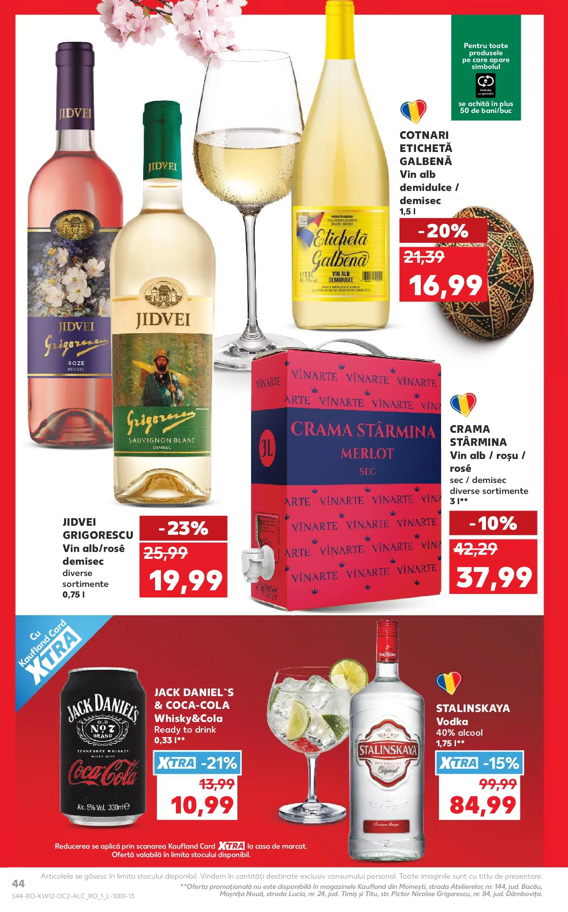 Kaufland Galați 18.03.2026 - Revista si Oferta | Pagină: 44