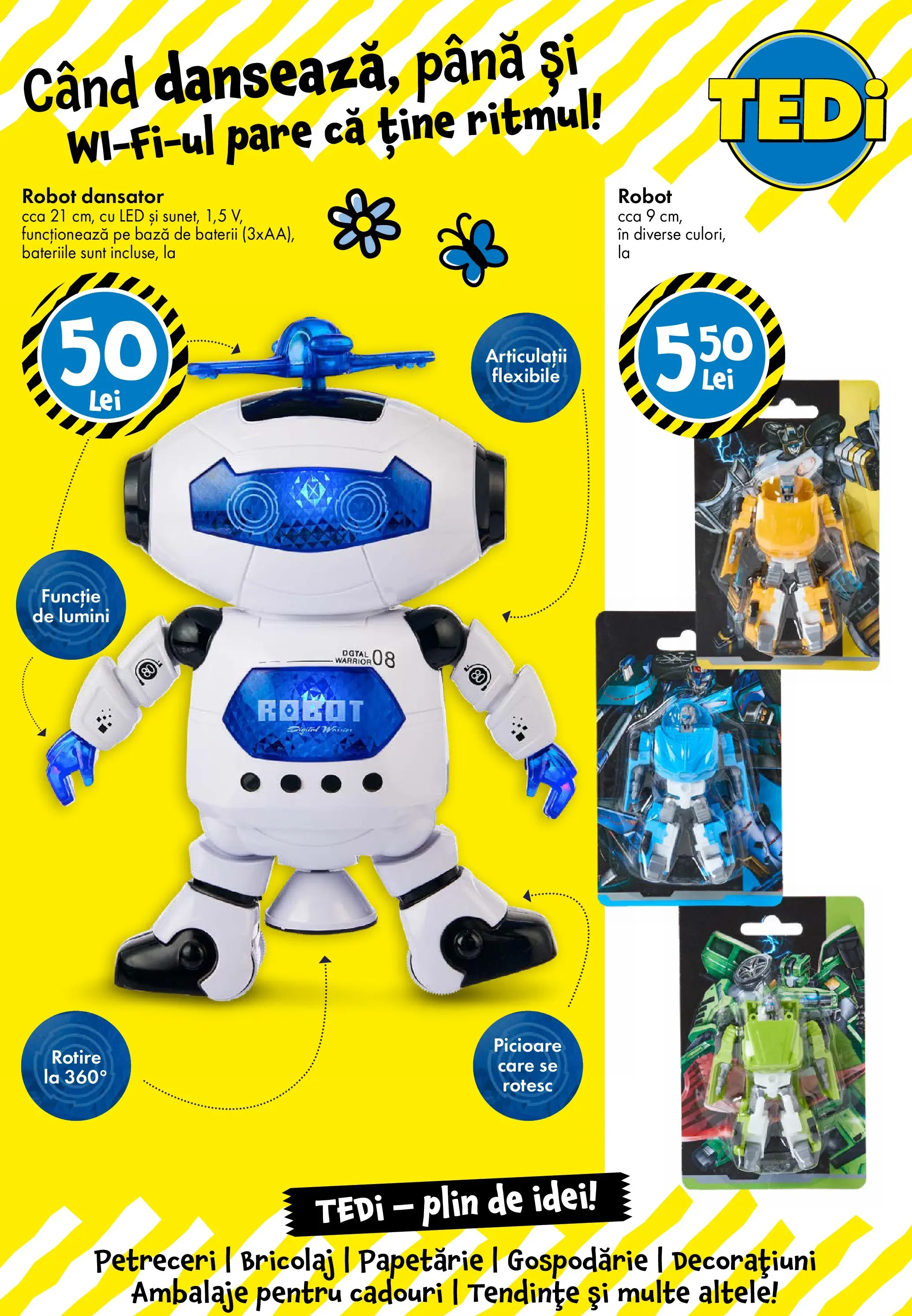 TEDi - Catalog TEDi până în data de 21.03.2026 - Oferta 12.03.2026 - 21.03.2026 | Pagină: 13 | Produse: Robot, Babak, Baterii