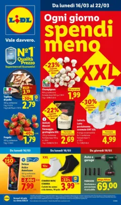 Anteprima del volantino Lidl - XXL valido a partire dal 15.03.2026