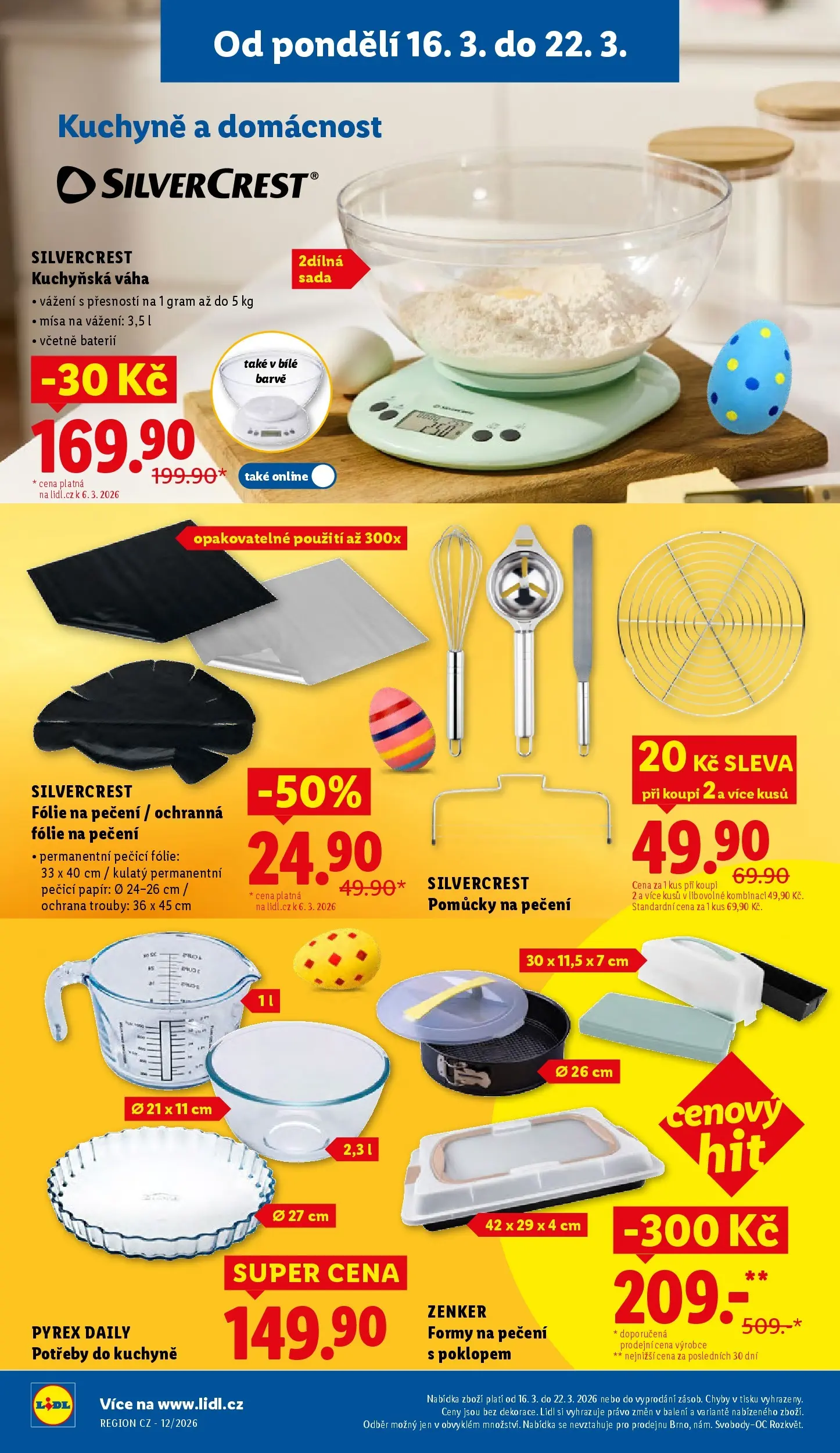 Lidl leták od 15.03.2026 - Nový akční leták | Strana: 42 | Produkty: Fólie, Váha, Kuchyňská váha, Kuchyně