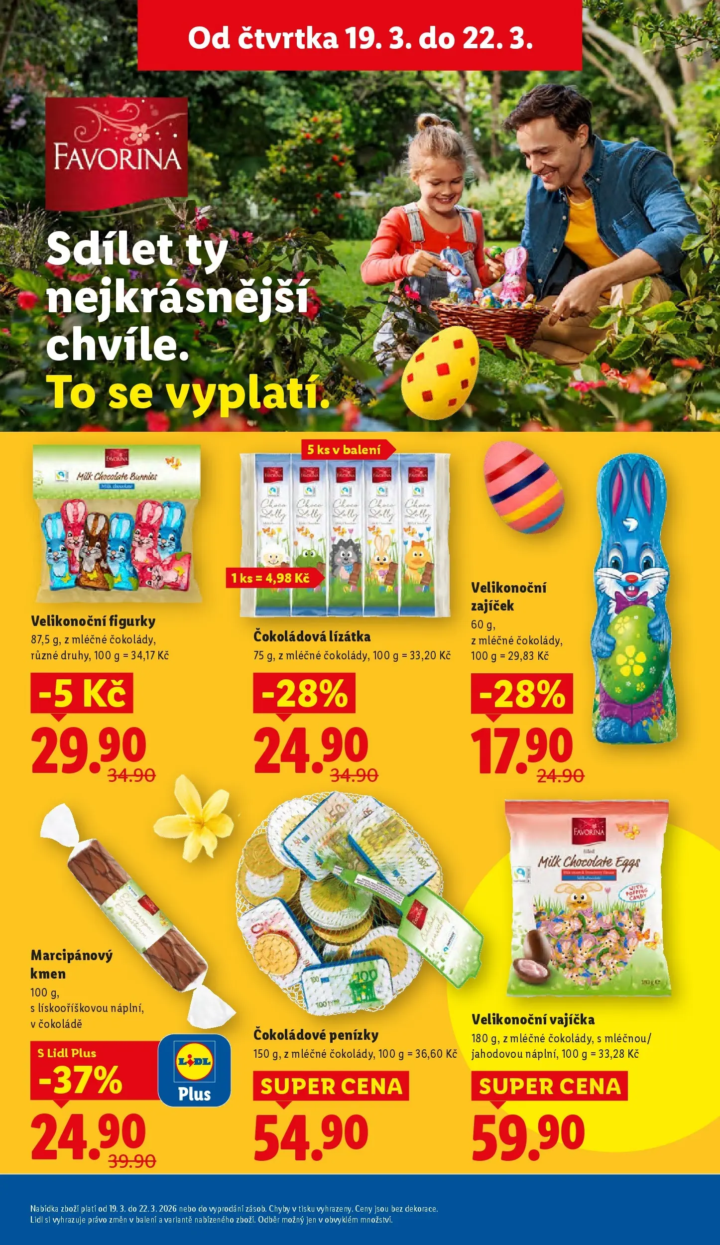 Lidl leták od 18.03.2026 - Nový akční leták | Strana: 15 | Produkty: Vajíčka, Figurky, Milk chocolate