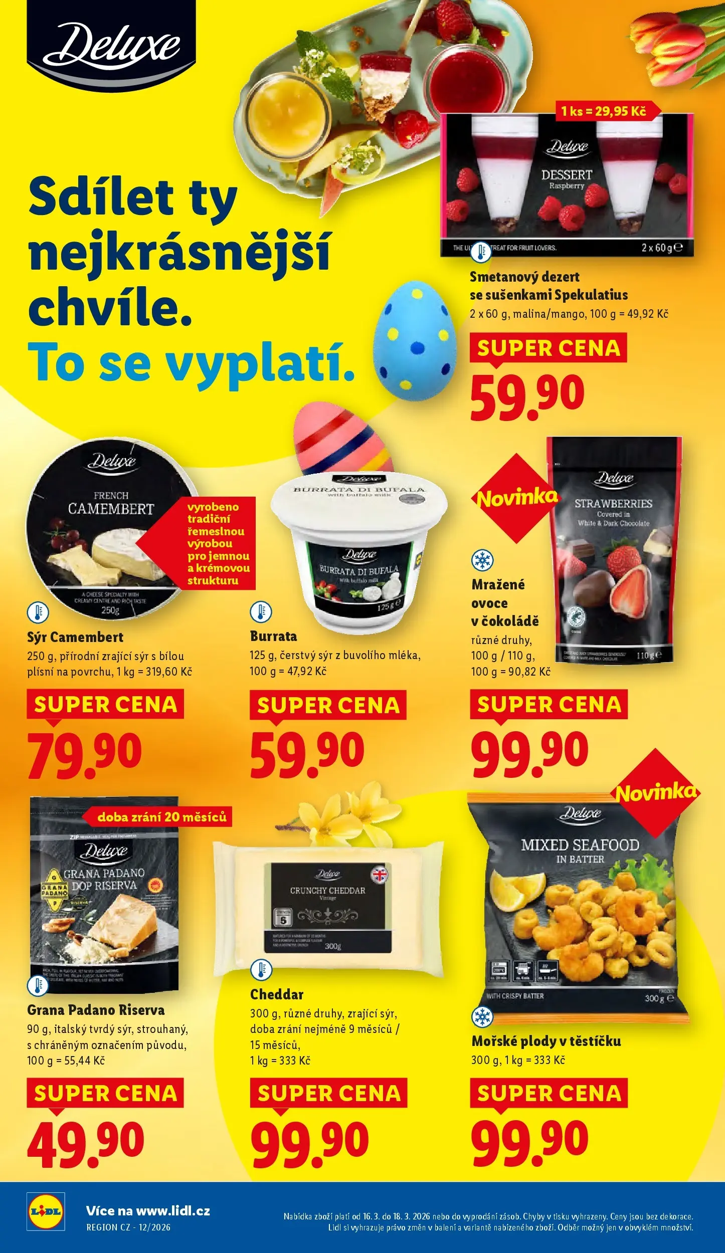 Lidl leták od 15.03.2026 - Nový akční leták | Strana: 16 | Produkty: Ovoce, Sýr, Spekulatius, Grana Padano