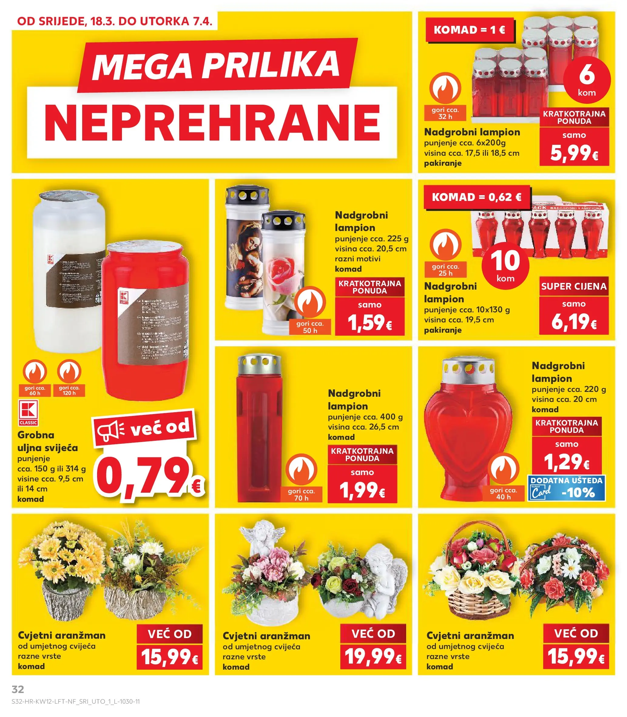 Kaufland - Kaufland katalog do 24.03.2026 novi od 17.03.2026 na listanje > letak digitalni | Stranica: 32 | Proizvodi: Lampion
