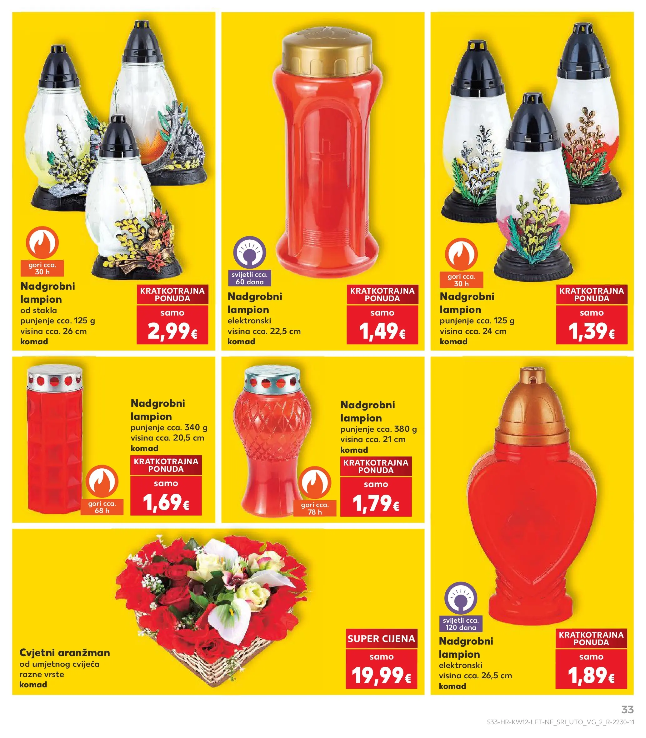 Kaufland - Kaufland katalog do 24.03.2026 novi od 17.03.2026 na listanje > letak digitalni | Stranica: 33 | Proizvodi: Lampion