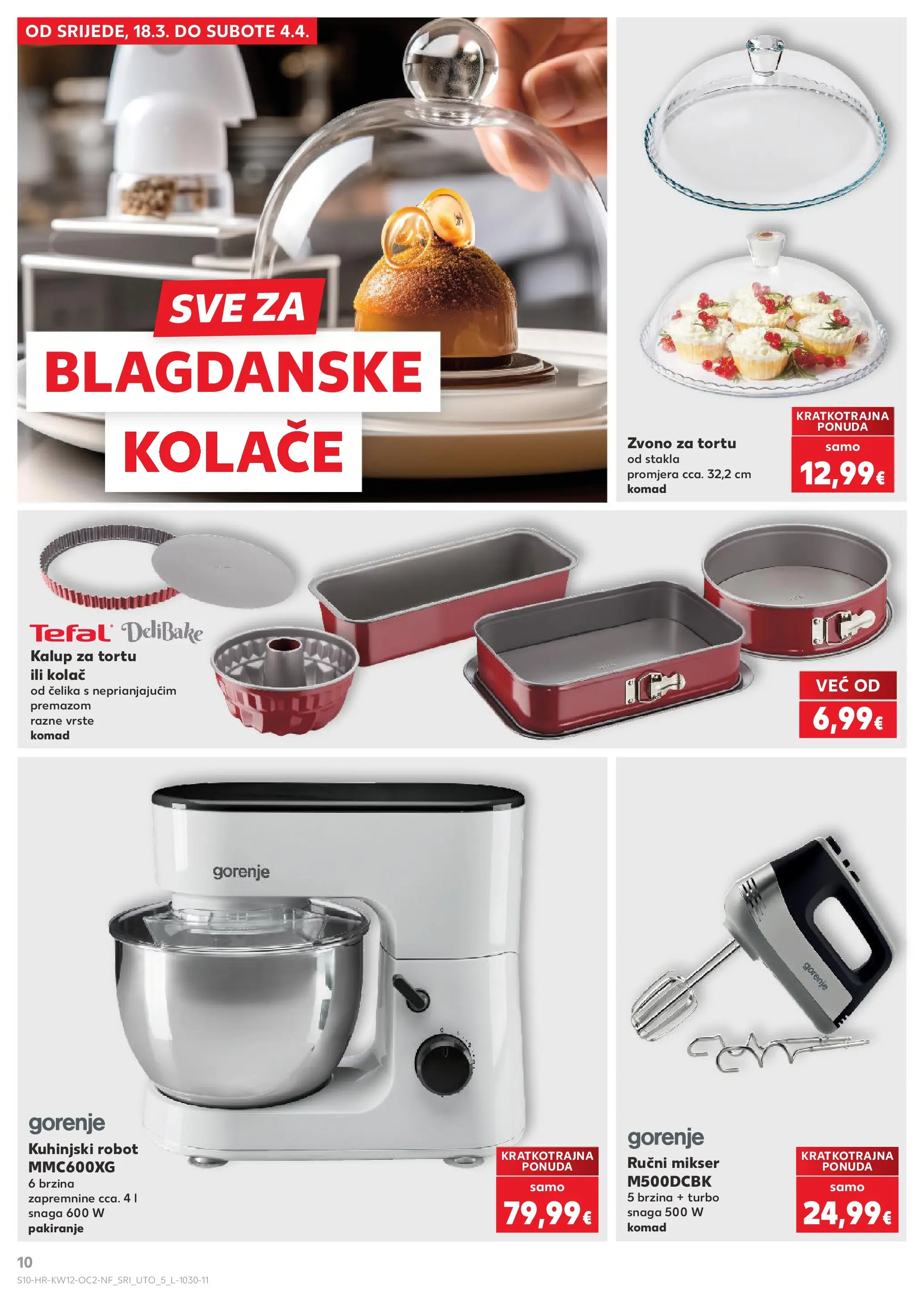 Kaufland - Kaufland katalog do 24.03.2026 novi od 17.03.2026 na listanje > letak digitalni | Stranica: 10 | Proizvodi: Mikser, Robot
