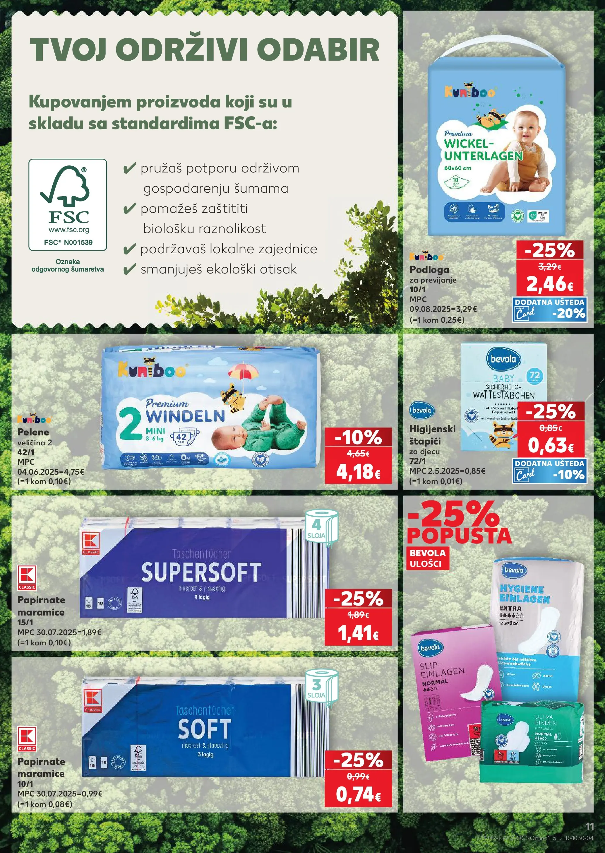 Kaufland - Kaufland katalog do 24.03.2026 novi od 17.03.2026 na listanje > letak digitalni | Stranica: 11 | Proizvodi: Pelene, Štapići