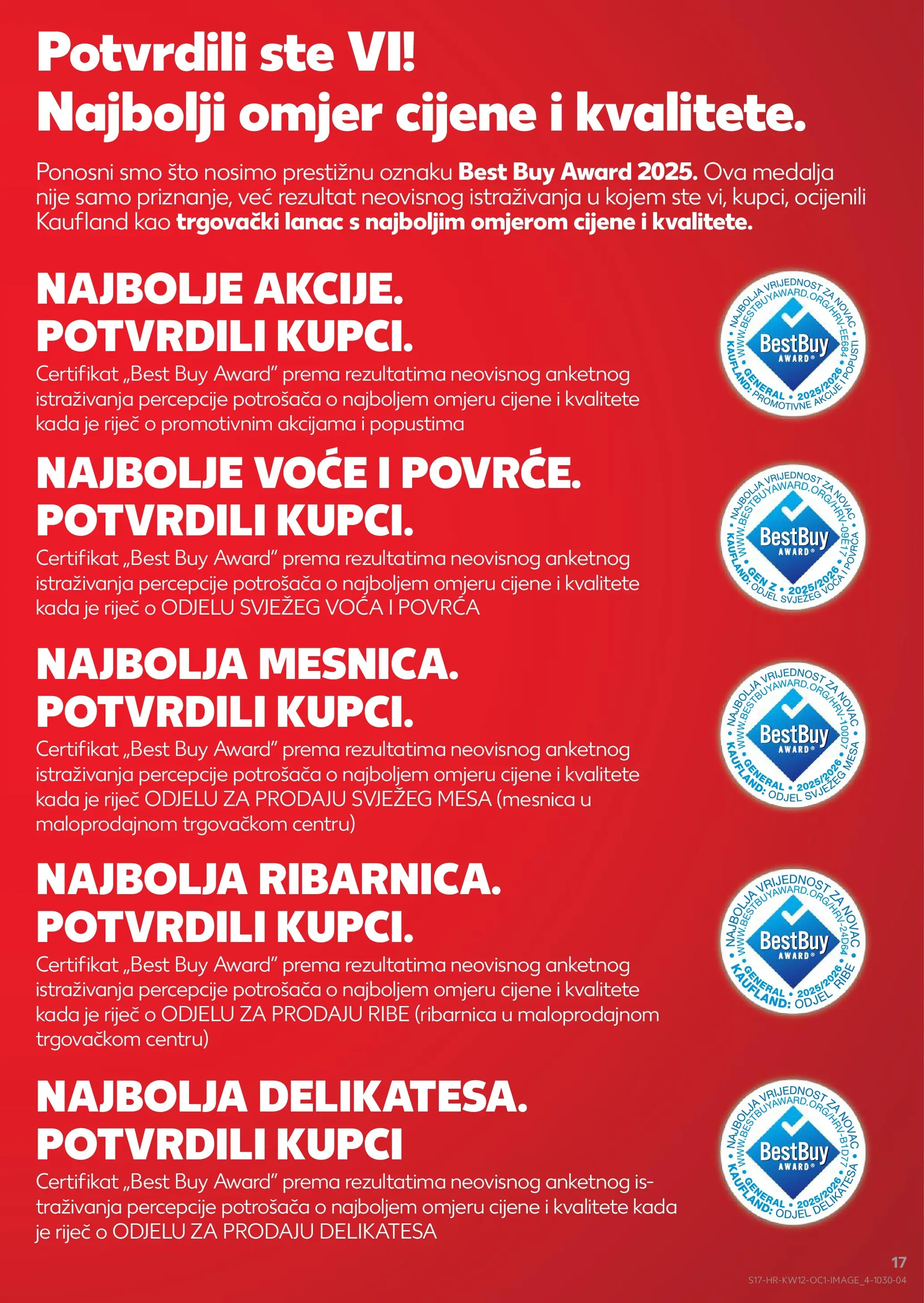 Kaufland - Kaufland katalog do 24.03.2026 novi od 17.03.2026 na listanje > letak digitalni | Stranica: 17 | Proizvodi: Voće