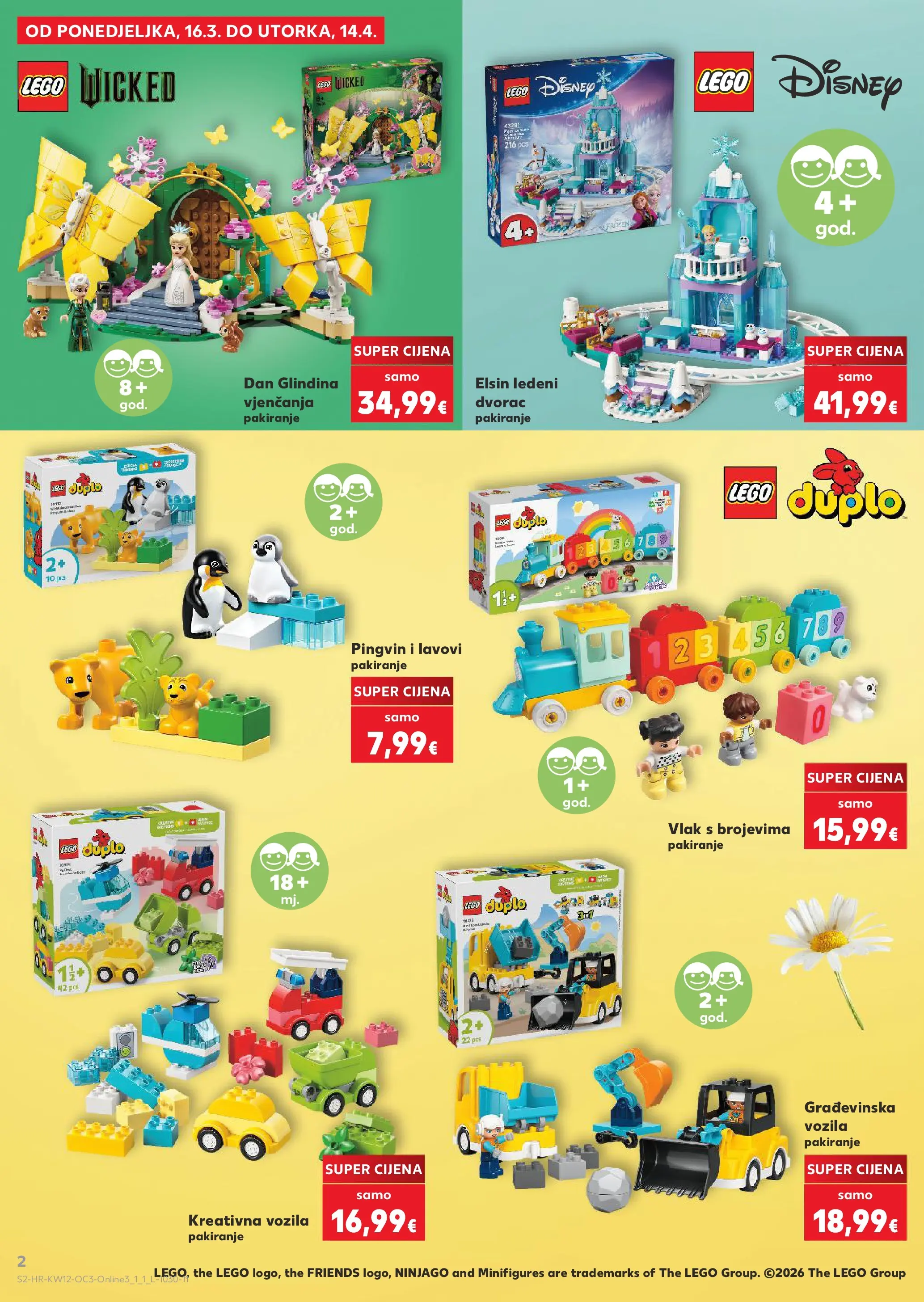 Kaufland - Kaufland katalog do 14.04.2026 novi od 15.03.2026 na listanje > letak digitalni | Stranica: 2 | Proizvodi: Lego