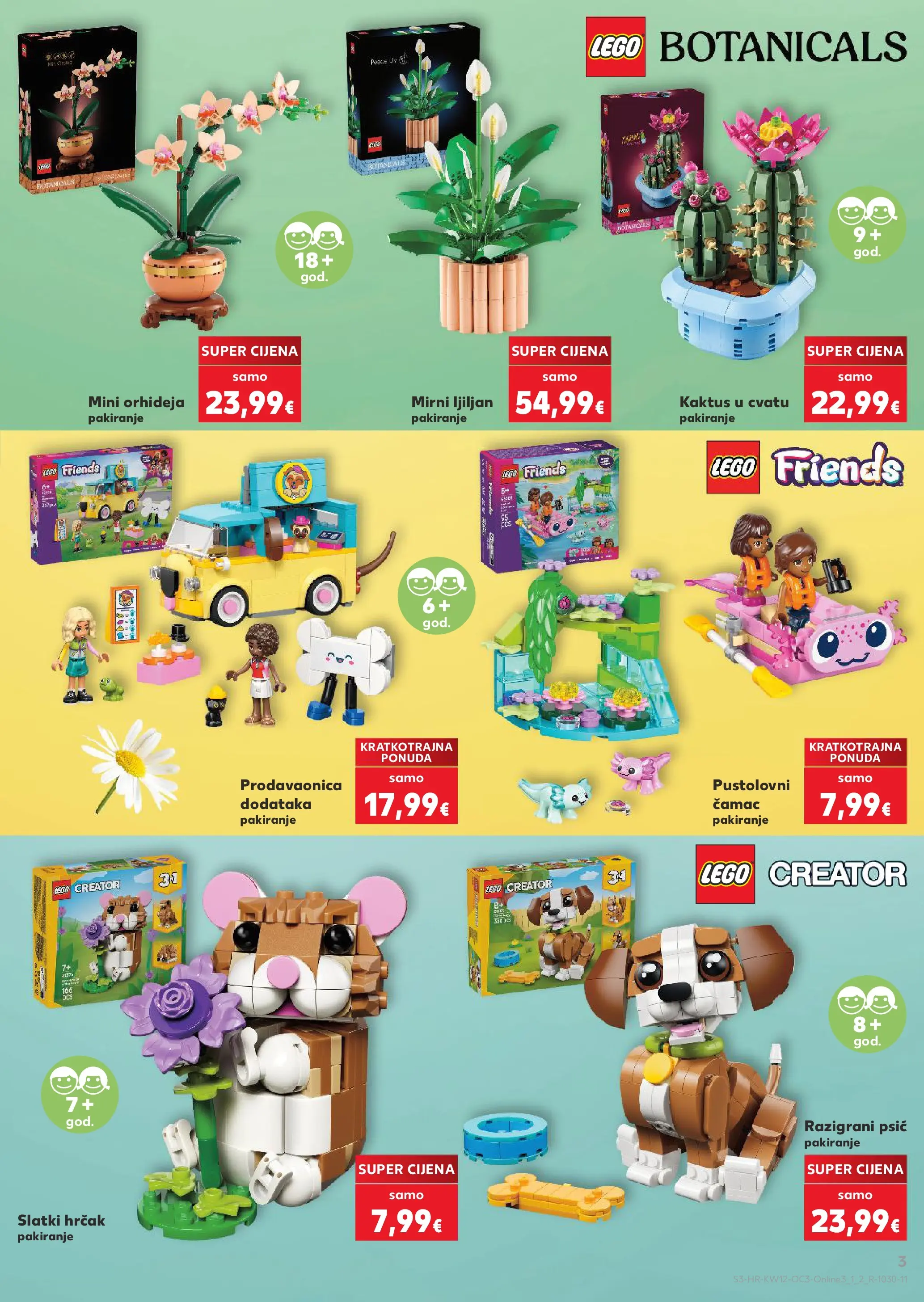 Kaufland - Kaufland katalog do 14.04.2026 novi od 15.03.2026 na listanje > letak digitalni | Stranica: 3 | Proizvodi: Orhideja, Lego