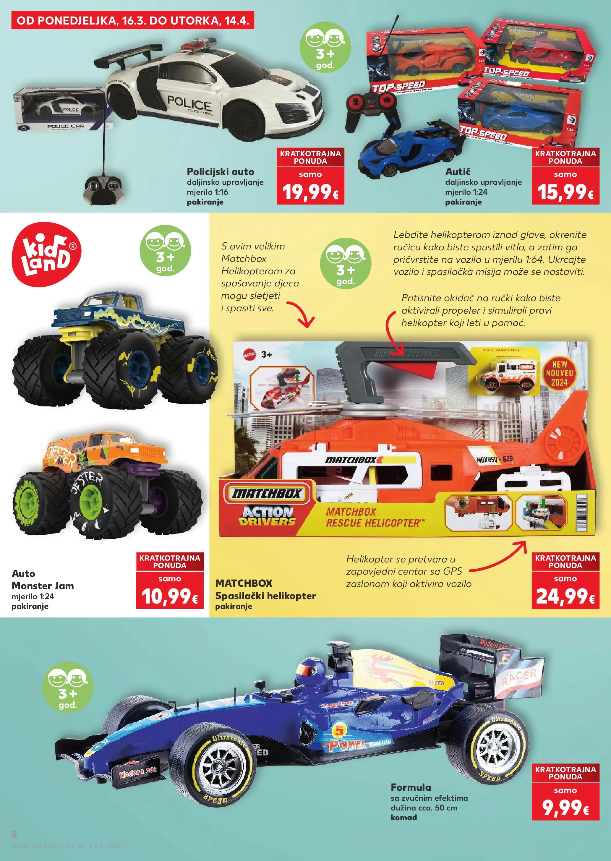 Kaufland - Kaufland katalog do 14.04.2026 novi od 15.03.2026 na listanje > letak digitalni | Stranica: 8 | Proizvodi: Pritisnite