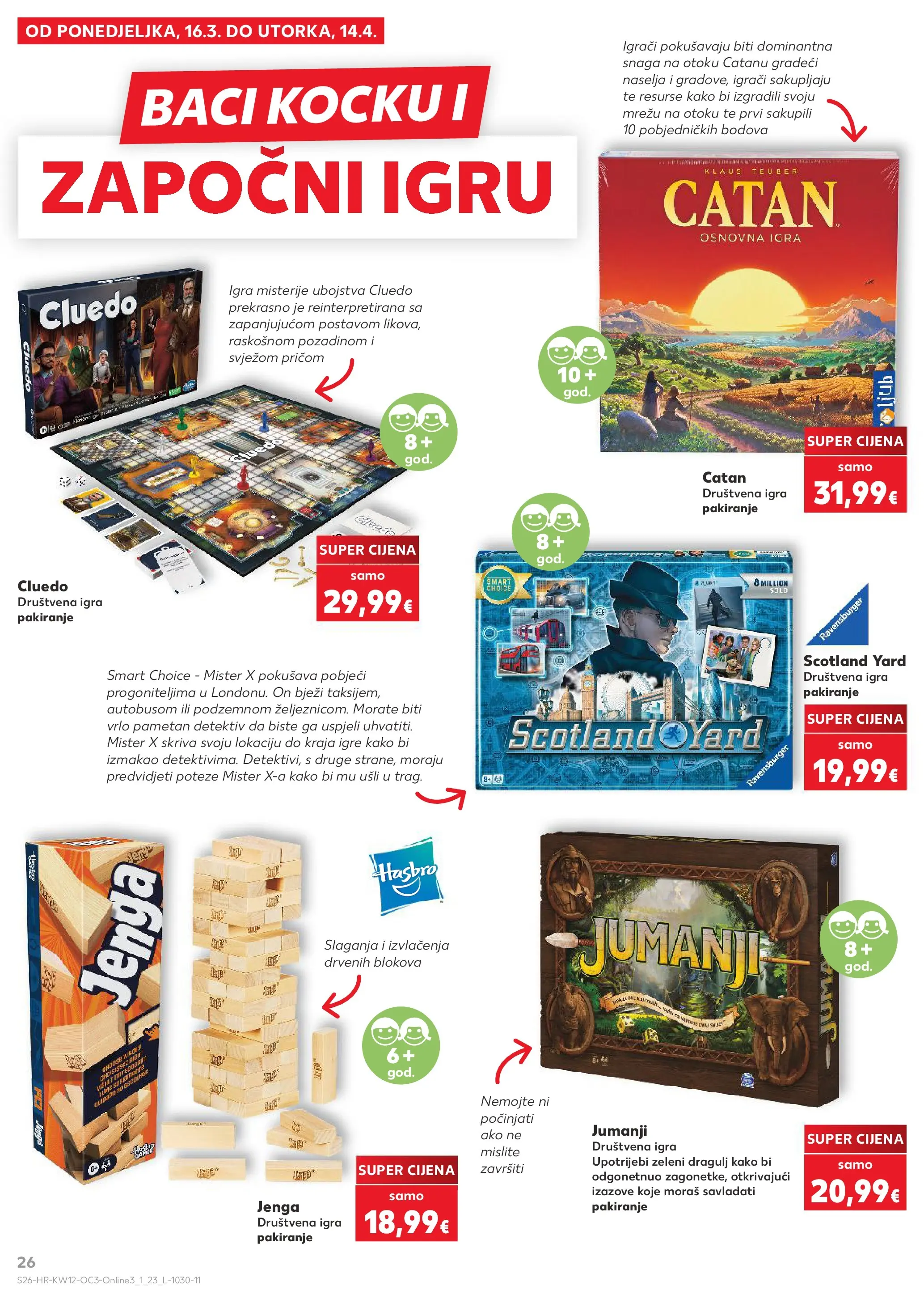 Kaufland - Kaufland katalog do 14.04.2026 novi od 15.03.2026 na listanje > letak digitalni | Stranica: 26 | Proizvodi: Igra
