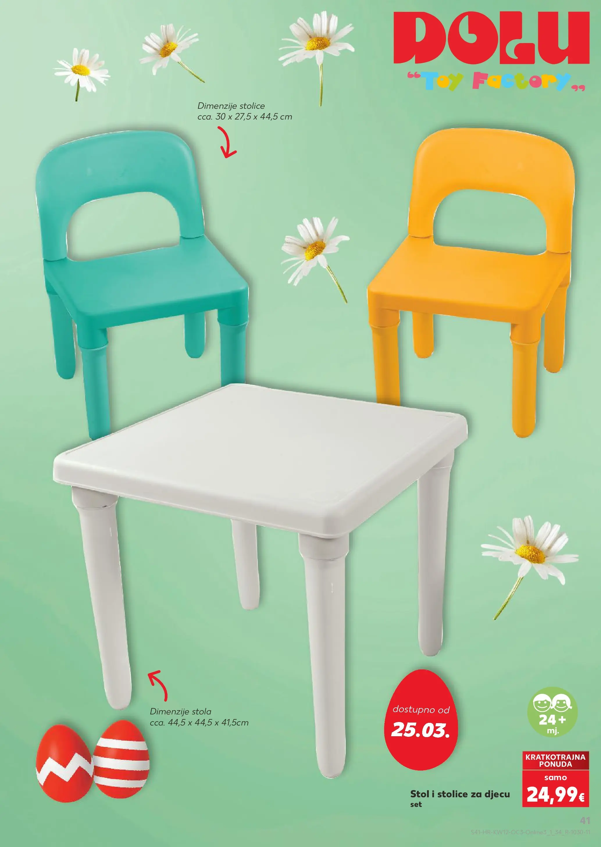 Kaufland - Kaufland katalog do 14.04.2026 novi od 15.03.2026 na listanje > letak digitalni | Stranica: 41 | Proizvodi: Stol